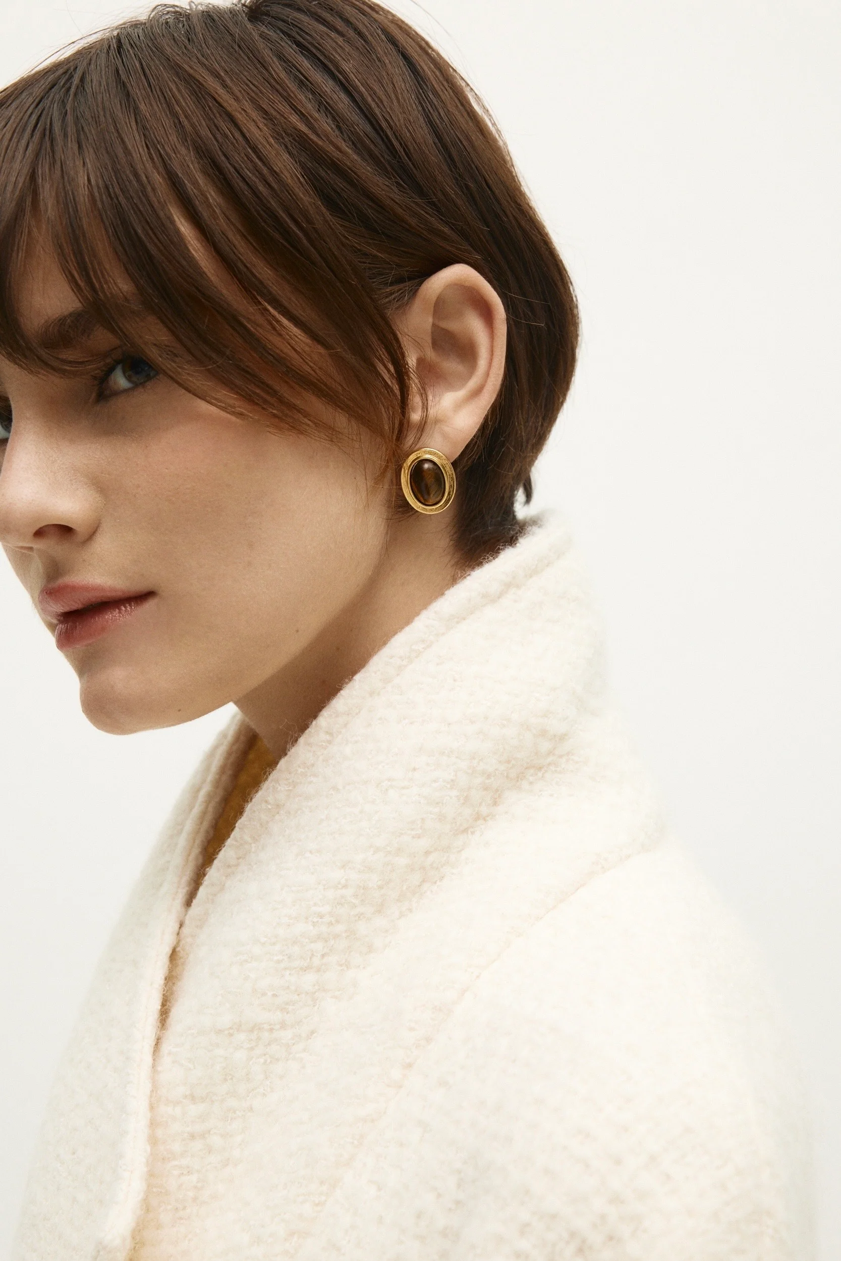 Aurora Oval Earrings - Image 3