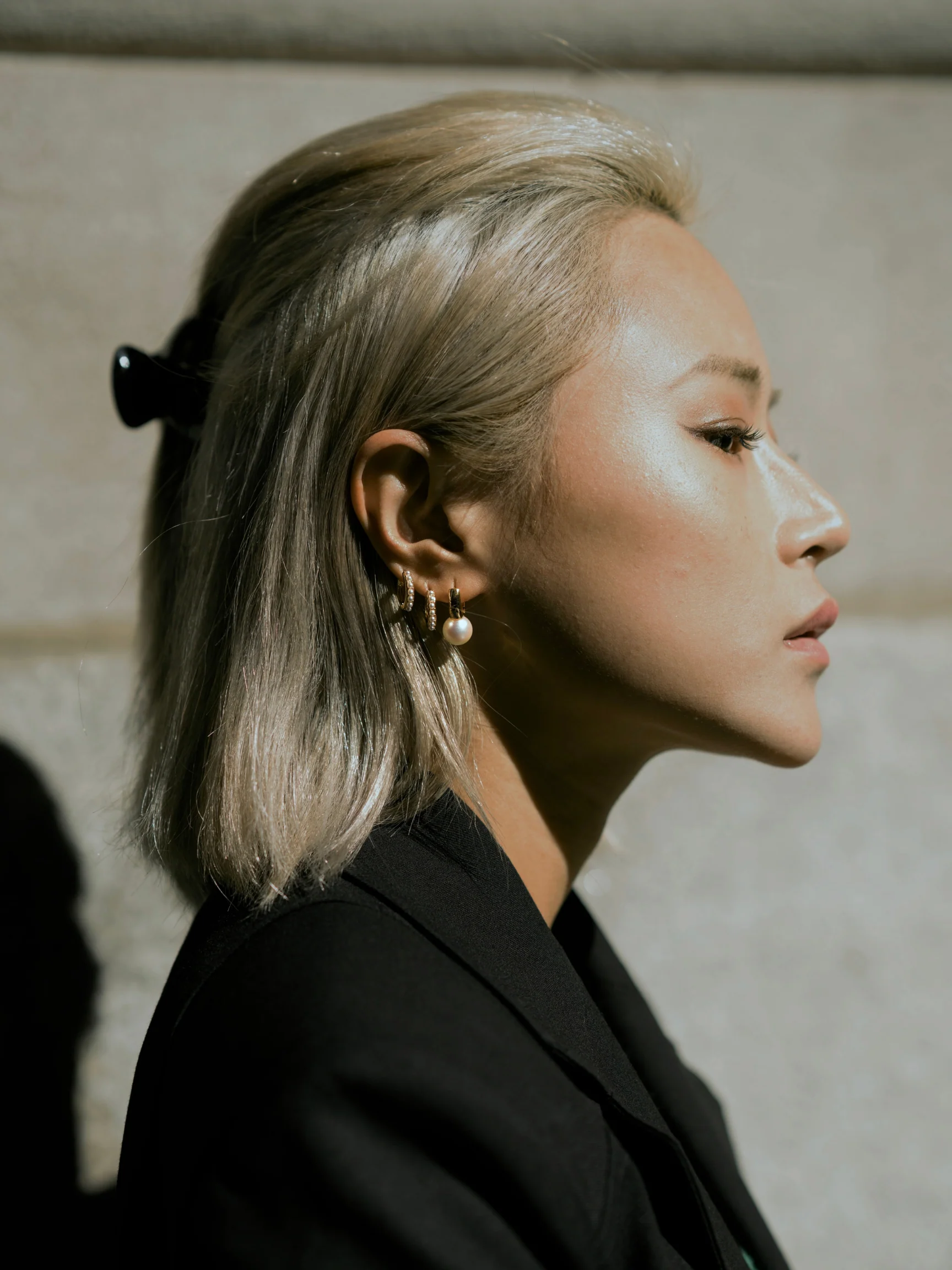 Beaded Pearl Hoops - Image 5