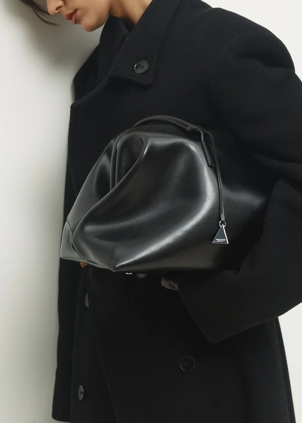 Silver Black Pyramid Charm - Image 5