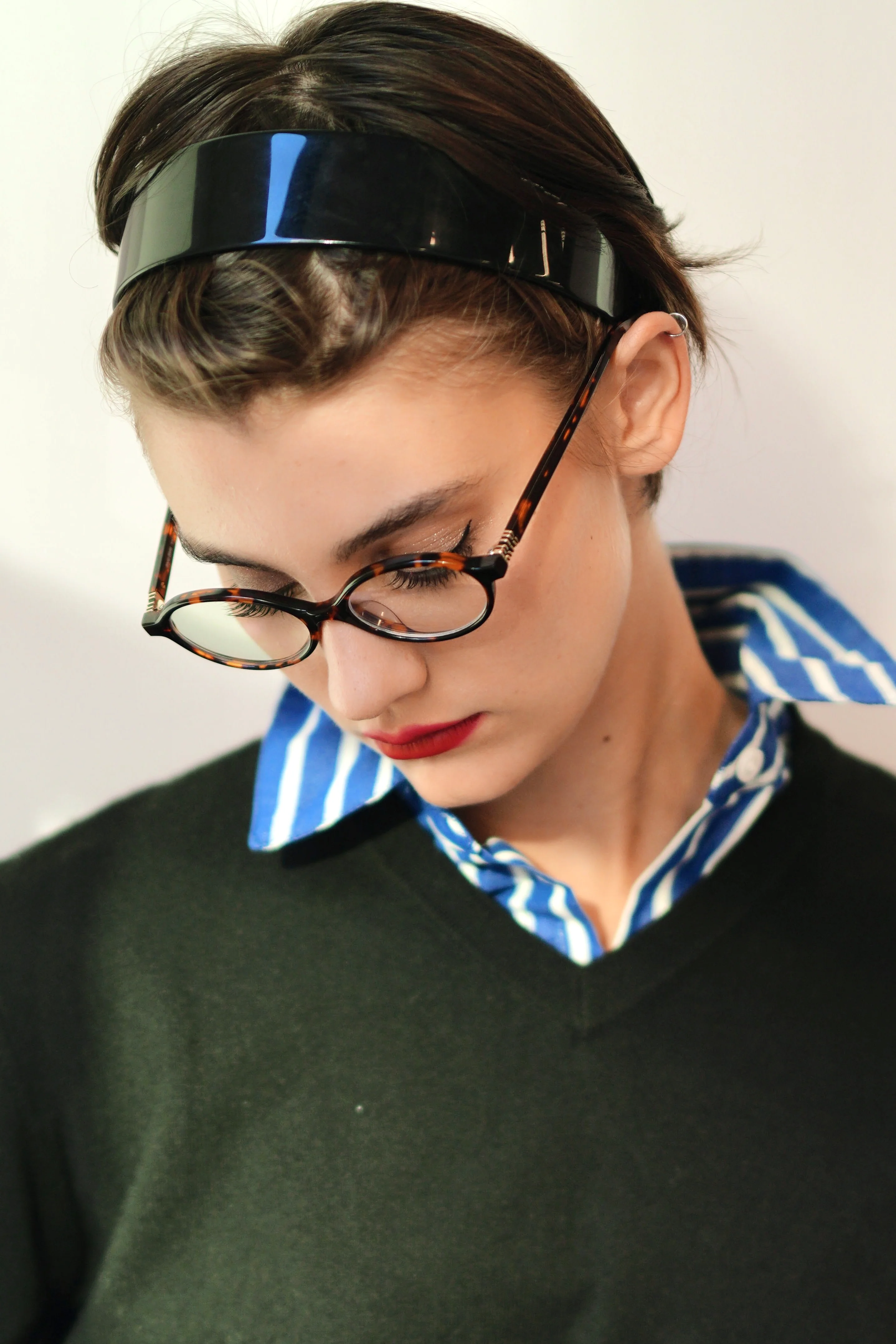 Black Wide Headband (Final Sale) - Image 3