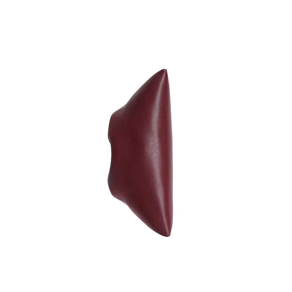 Burgundy Ring Handle Bag - Image 6