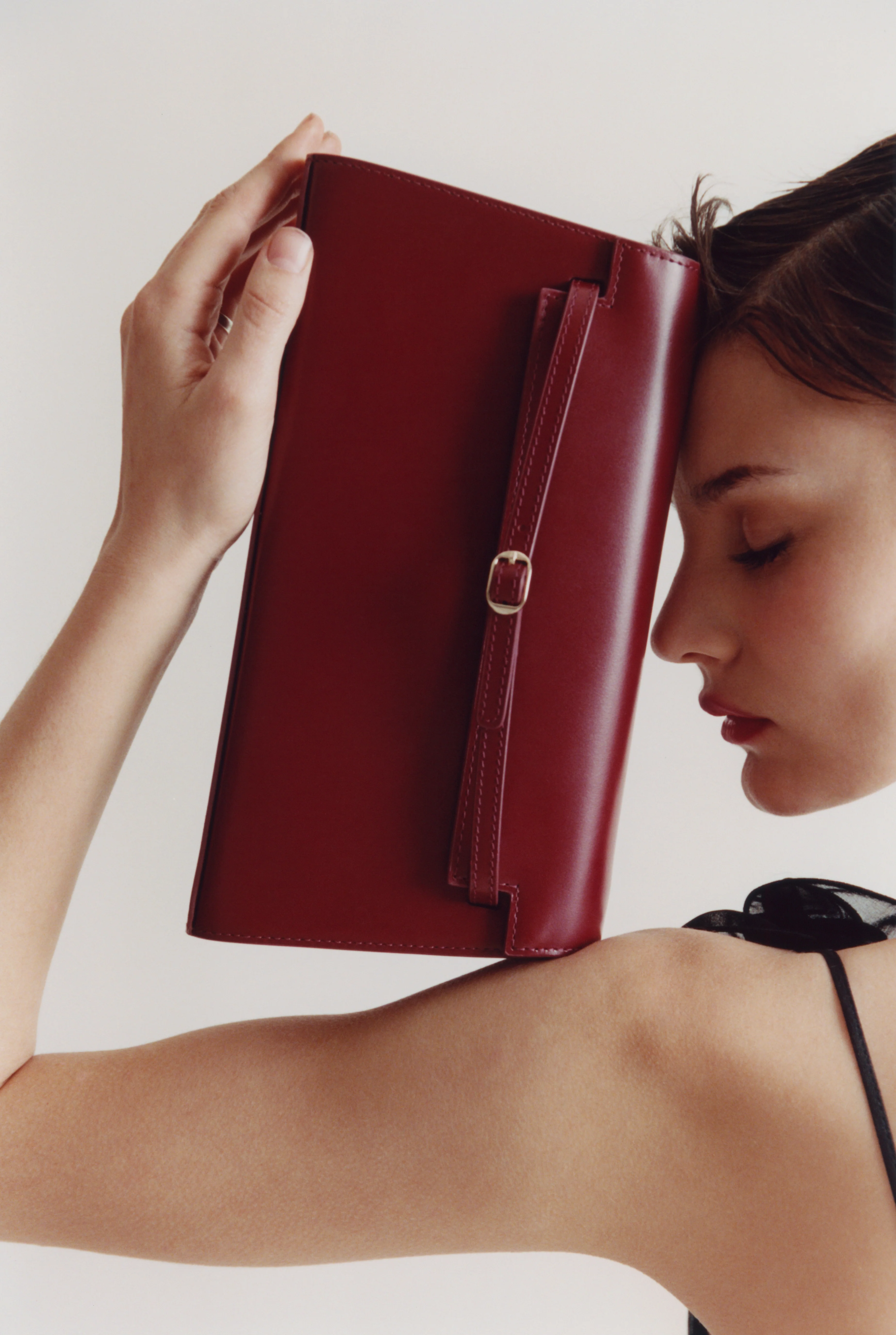 Dark Cherry Shoulder Bag - Image 16