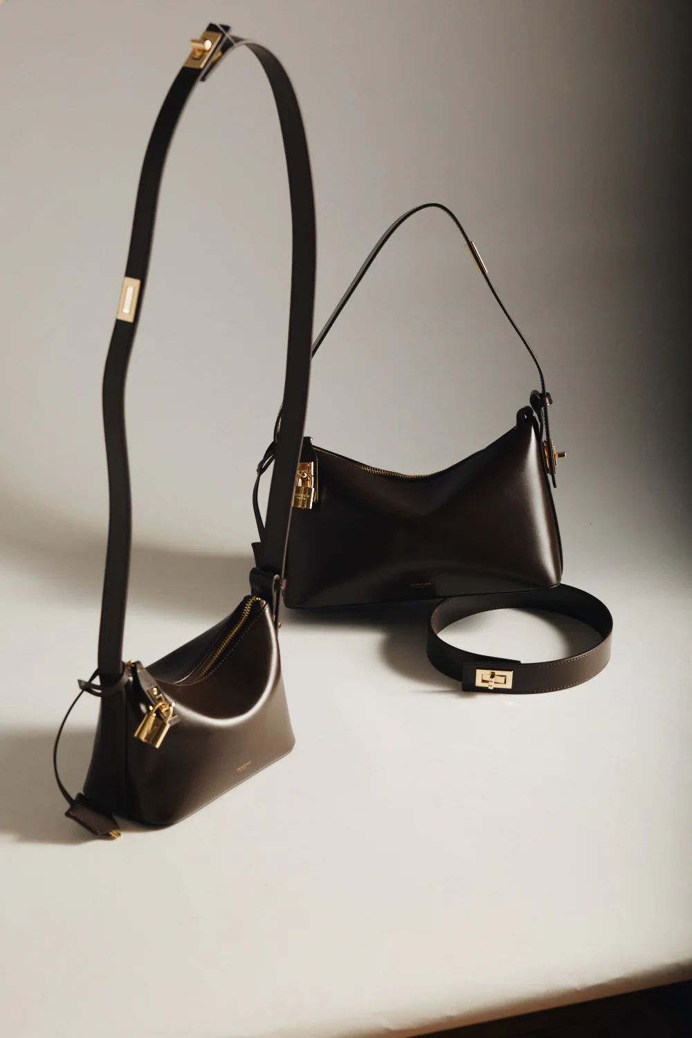 Mini Chocolate Crossbody Extension Strap - Image 5