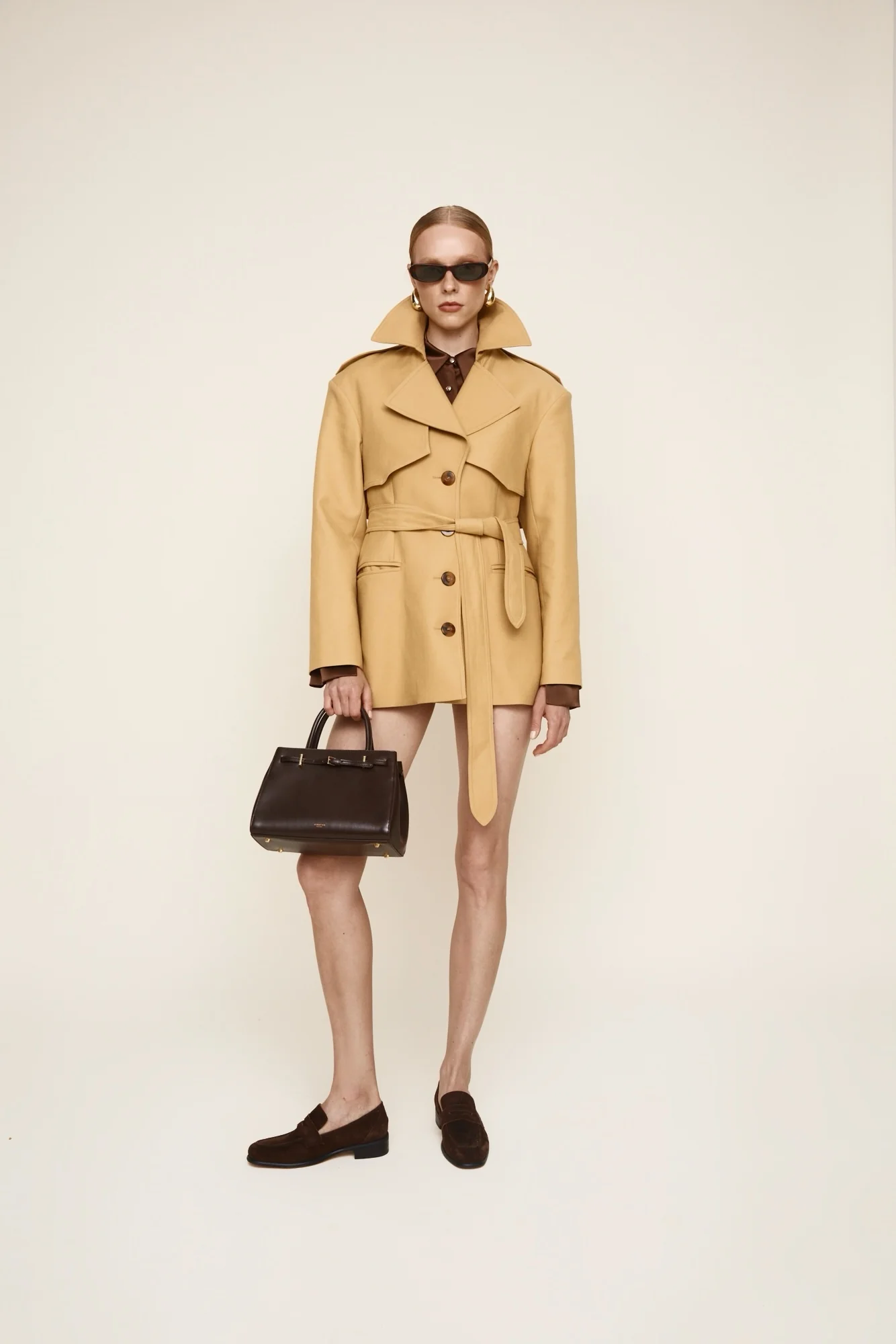 Chocolate Leather Book Tote Bag 25 (Low Stock) - Image 12