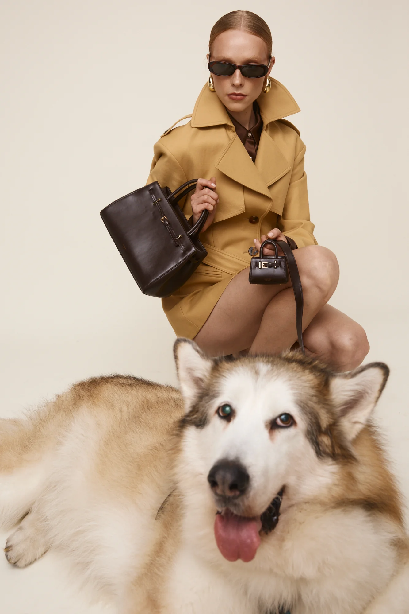 Chocolate Leather Book Tote Bag 25 (Low Stock) - Image 14