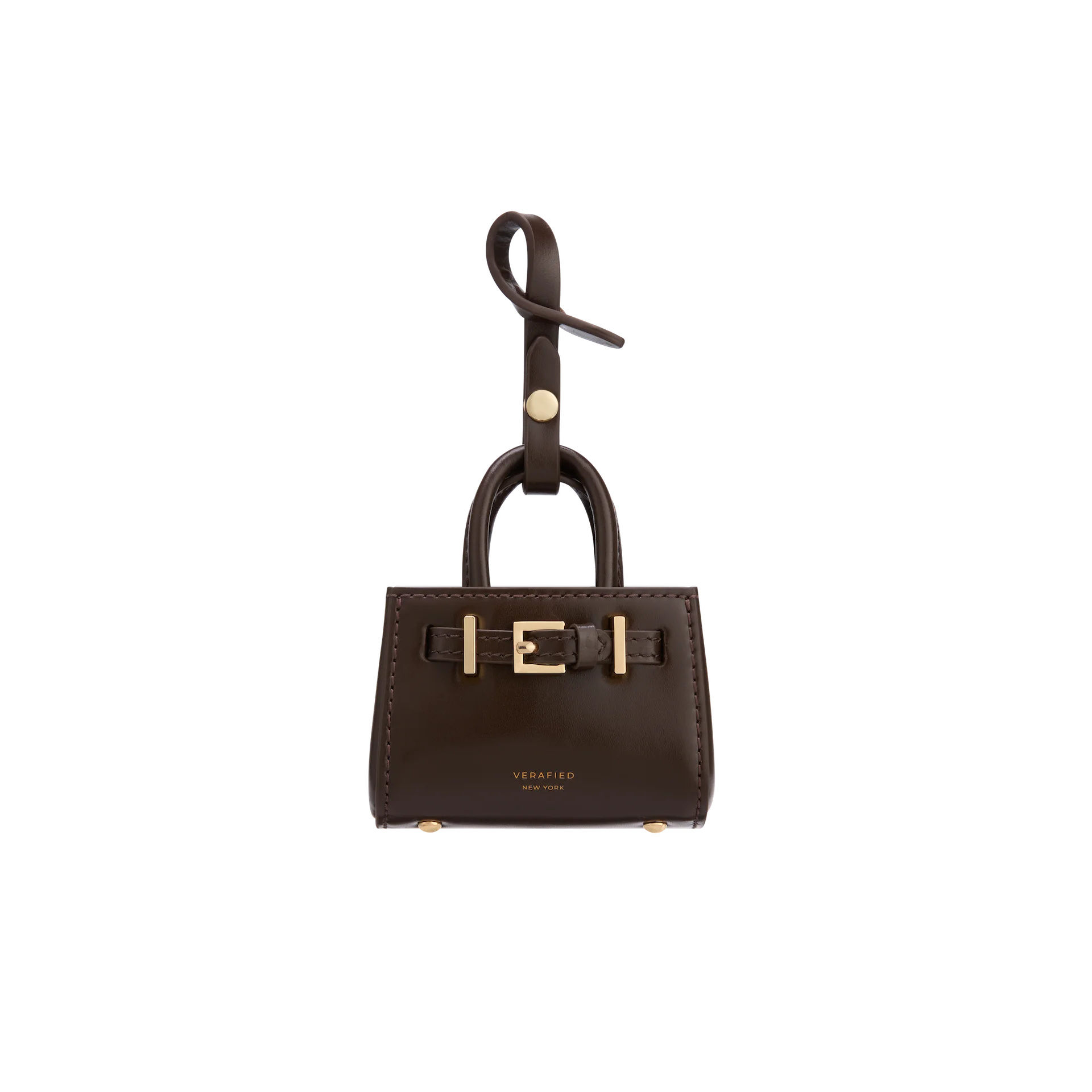 Chocolate Leather Book Tote Bag 25 (Low Stock) - Image 16