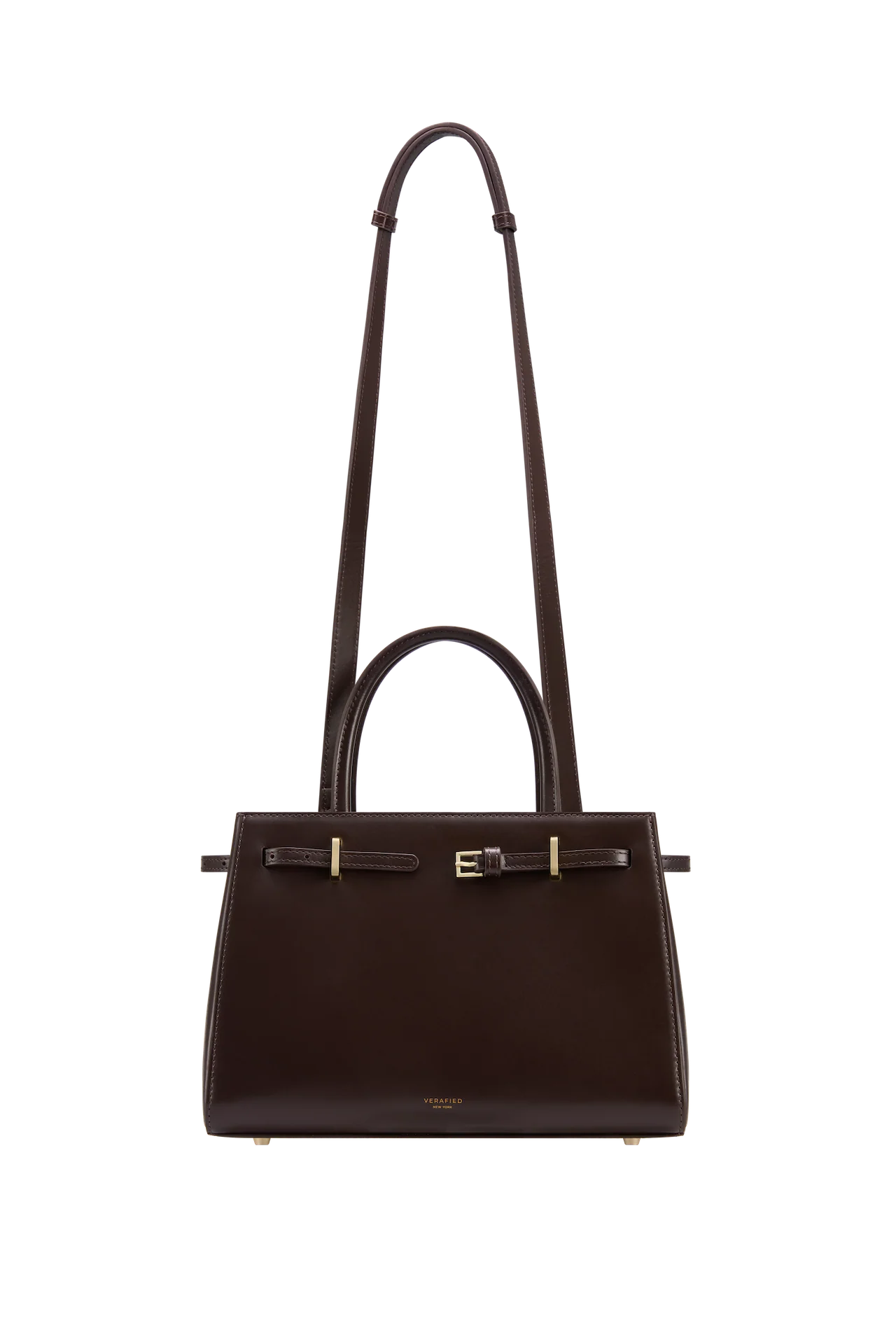 Chocolate Leather Book Tote Bag 25 (Low Stock) - Image 7