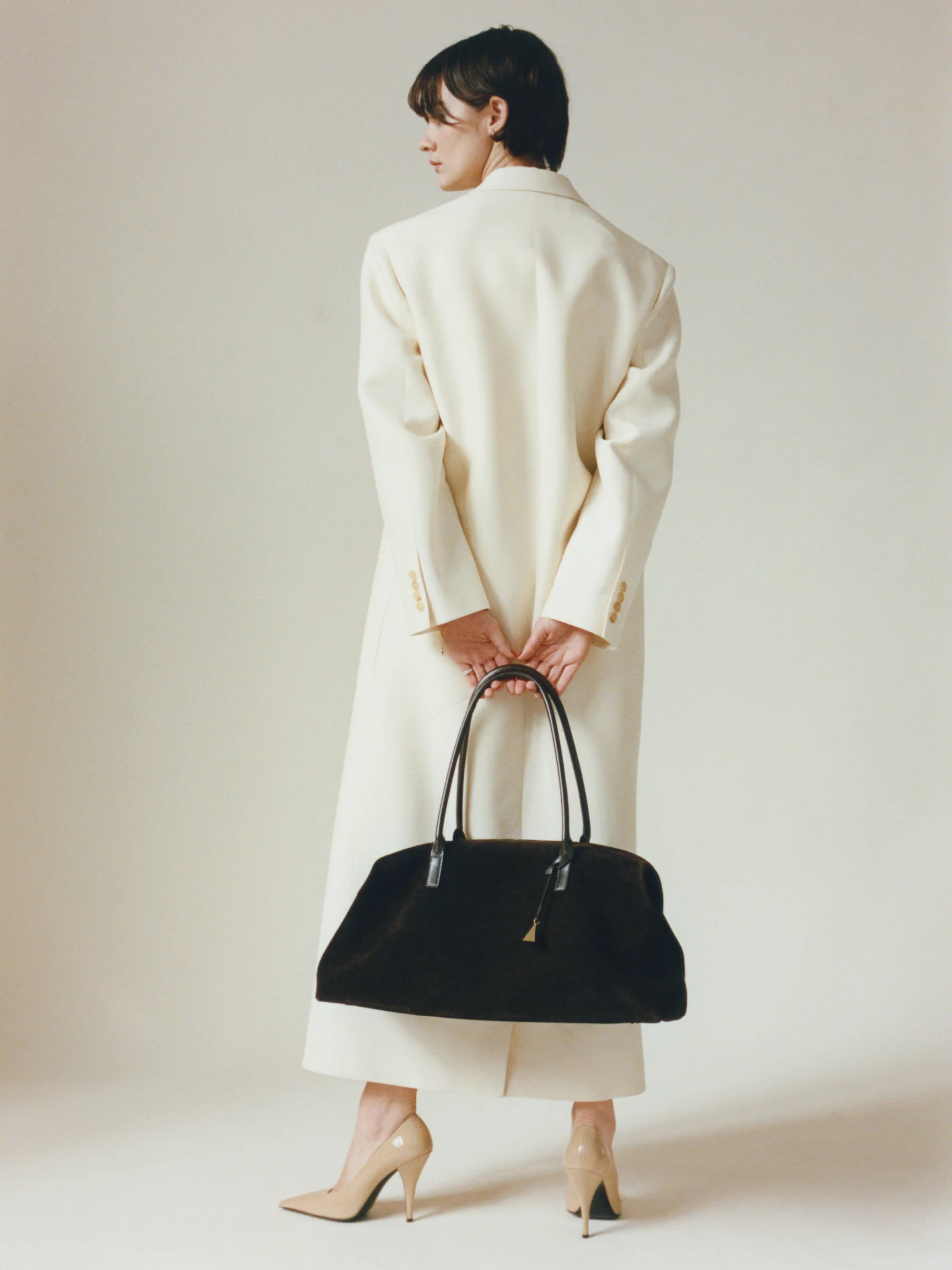 Espresso Suede Club Bag (Pre-Order Only. Will Ship Mid March) - Image 12