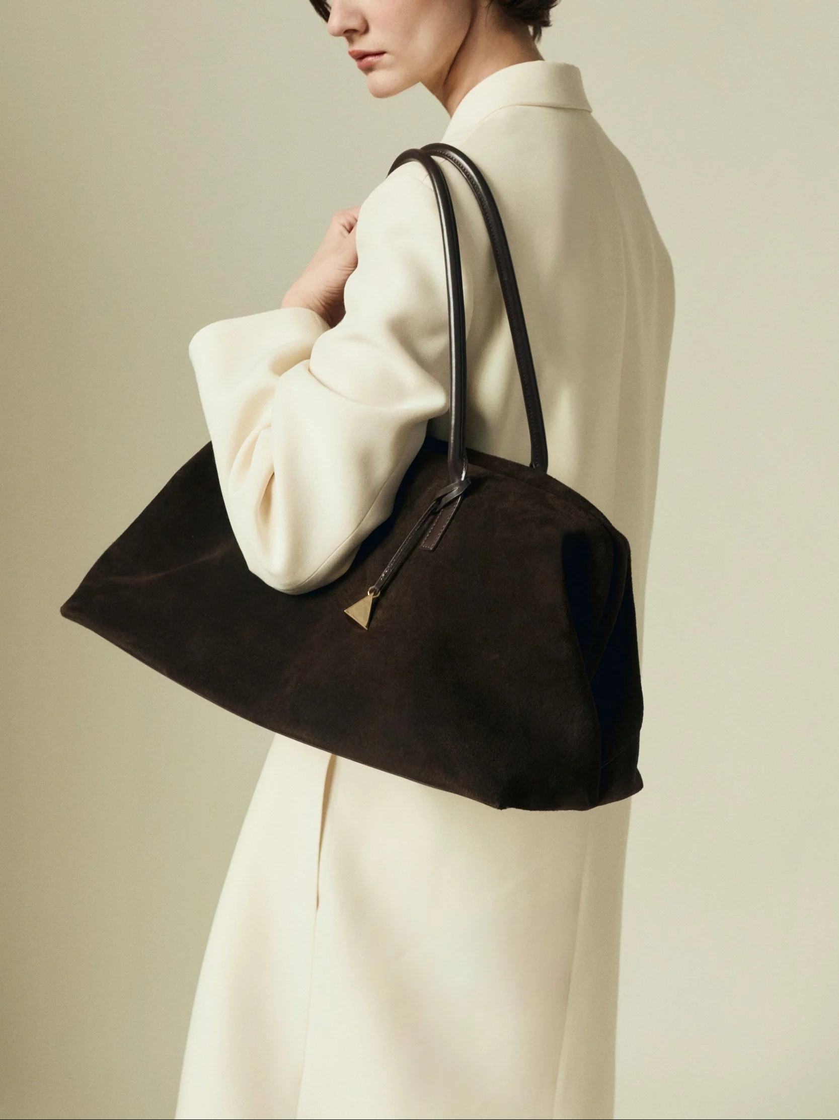 Espresso Suede Club Bag (Pre-Order Only. Will Ship Mid March) - Image 13