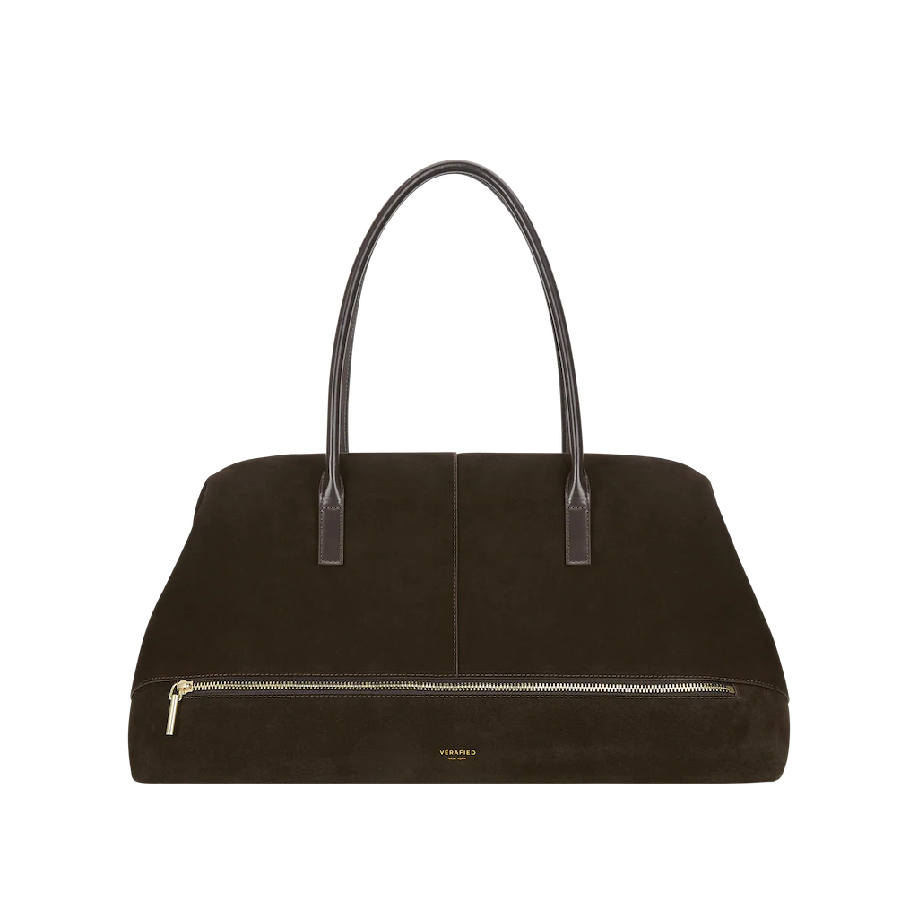 Espresso Suede Club Bag (Pre-Order Only. Will Ship Mid March) - Image 4