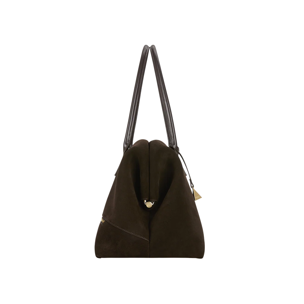 Espresso Suede Club Bag (Pre-Order Only. Will Ship Mid March) - Image 5