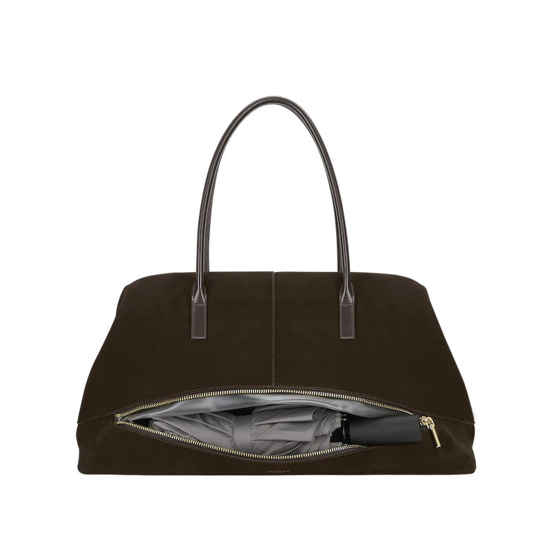 Espresso Suede Club Bag (Pre-Order Only. Will Ship Mid March) - Image 7