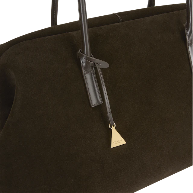 Espresso Suede Club Bag (Pre-Order Only. Will Ship Mid March) - Image 9