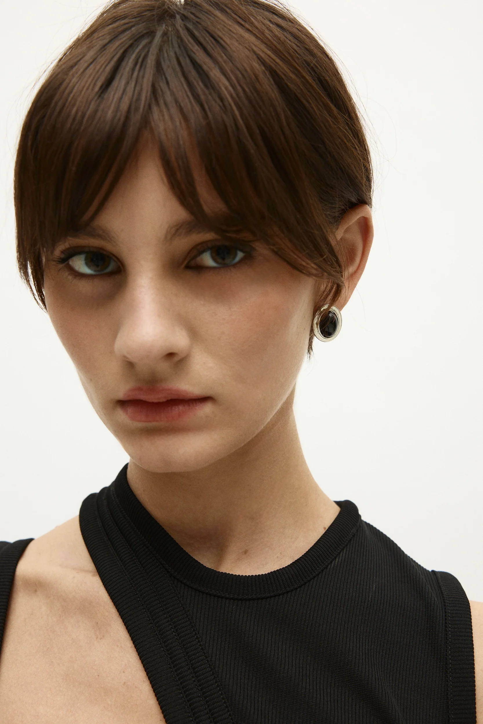 Eclipse Oval Earrings - Image 3