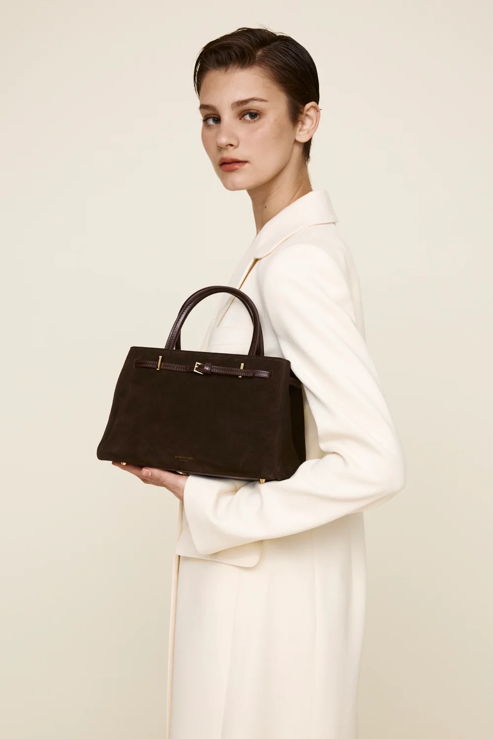 Espresso Suede Book Tote Bag 25 - Image 11