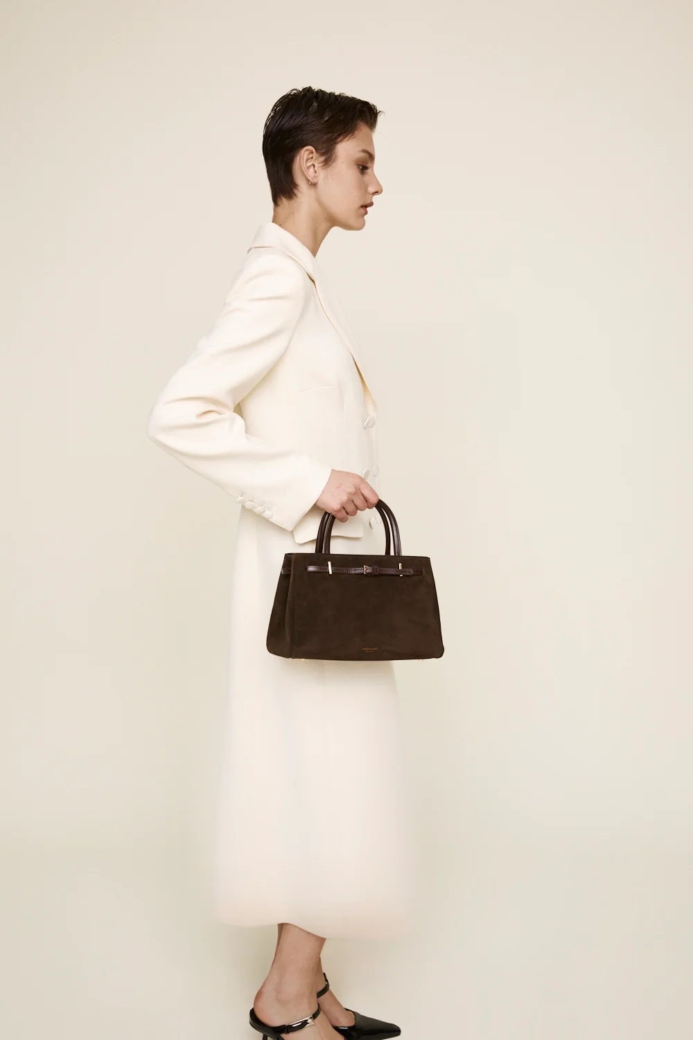 Espresso Suede Book Tote Bag 25 - Image 13