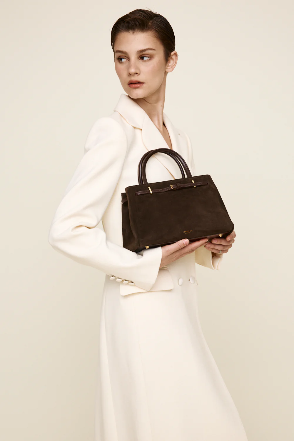 Espresso Suede Book Tote Bag 25 - Image 14