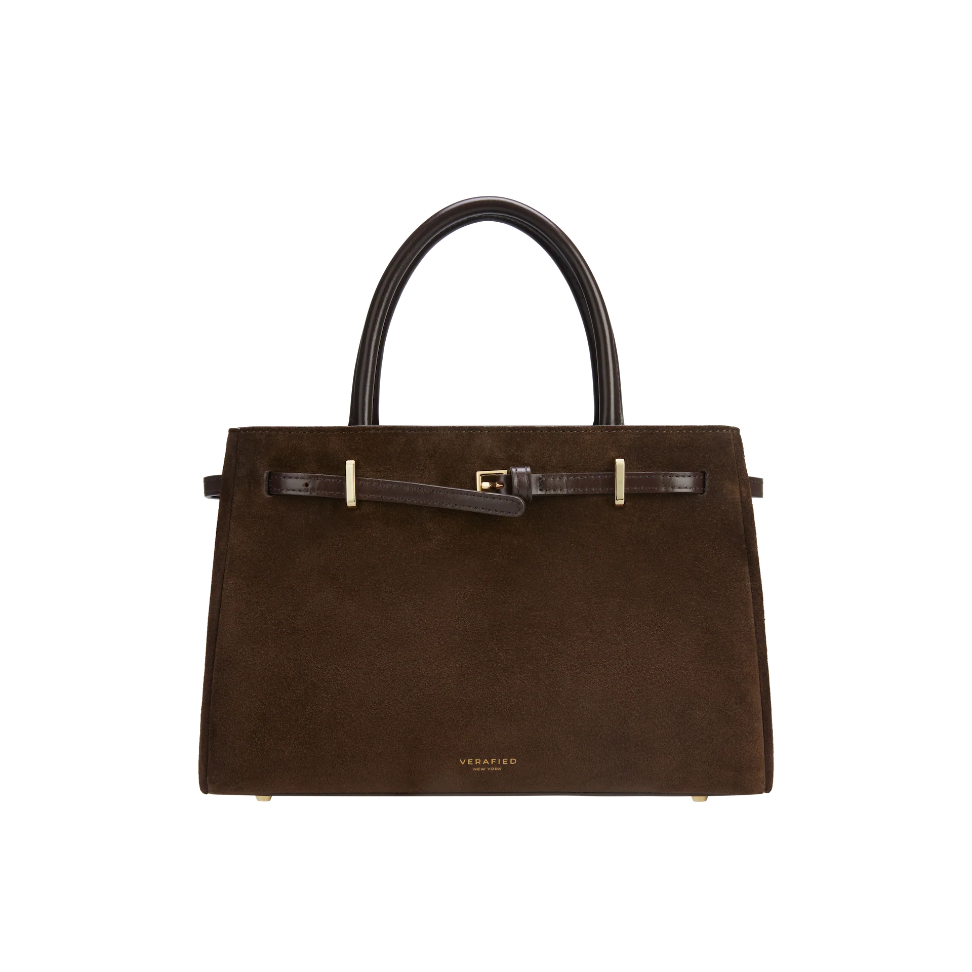 Espresso Suede Book Tote Bag 25 - Image 3