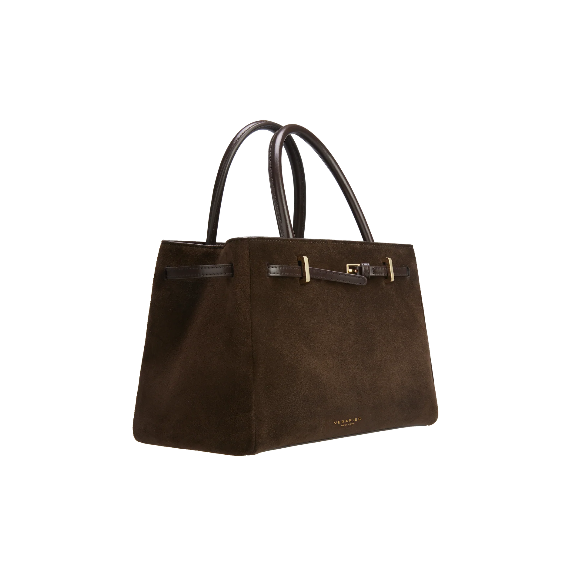 Espresso Suede Book Tote Bag 25 - Image 5