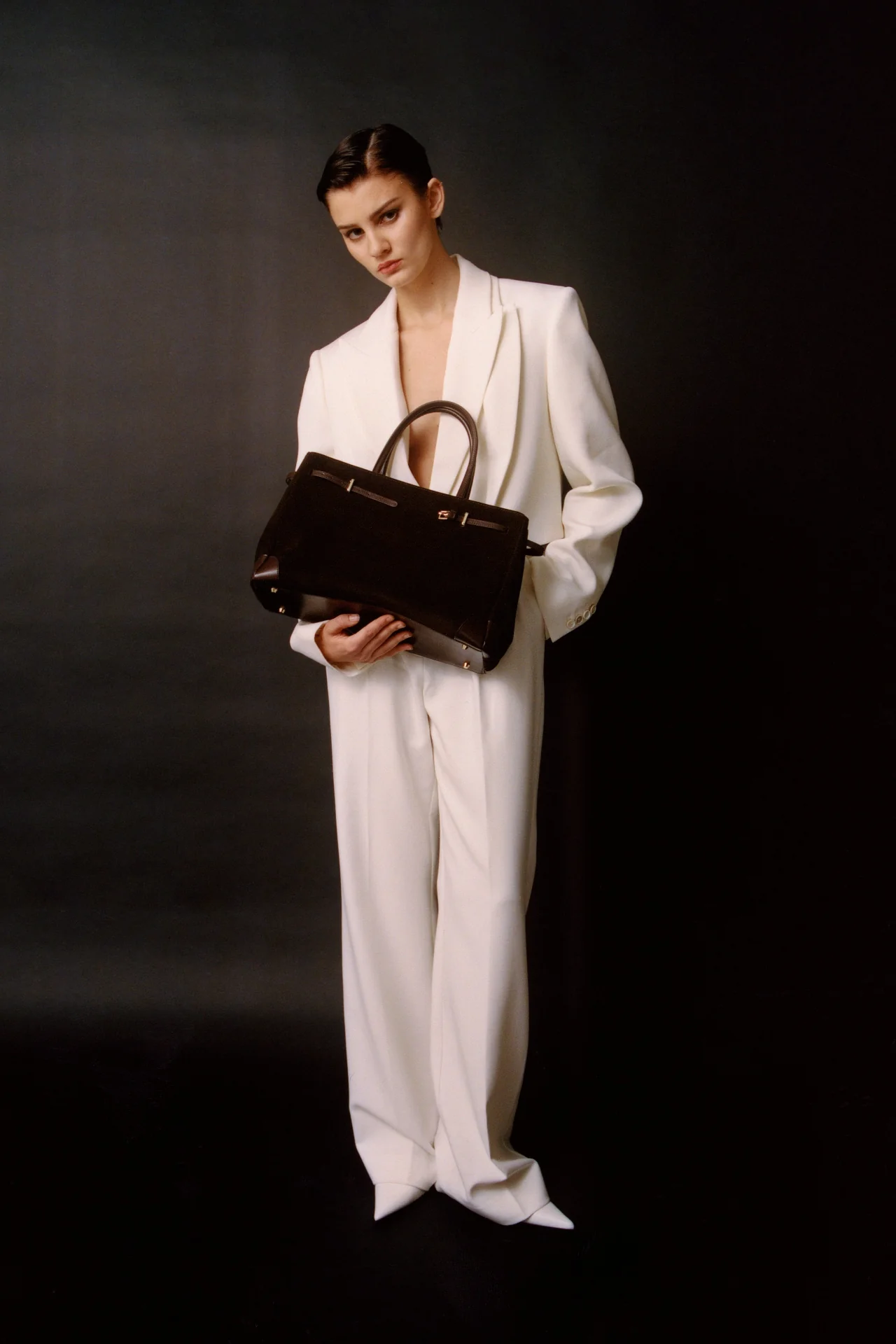 Espresso Suede Book Tote Bag 33 - Image 12