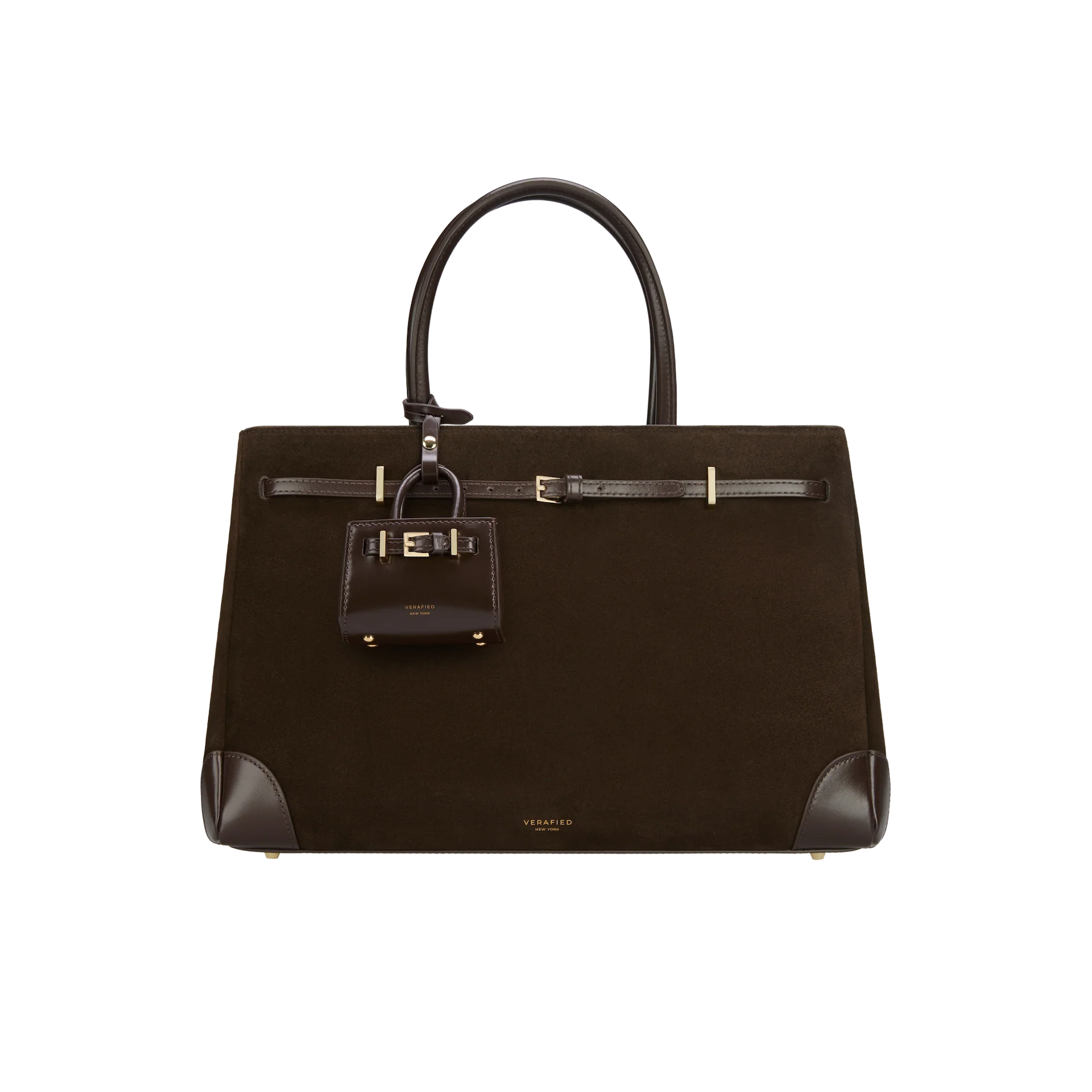 Espresso Suede Book Tote Bag 33 - Image 20