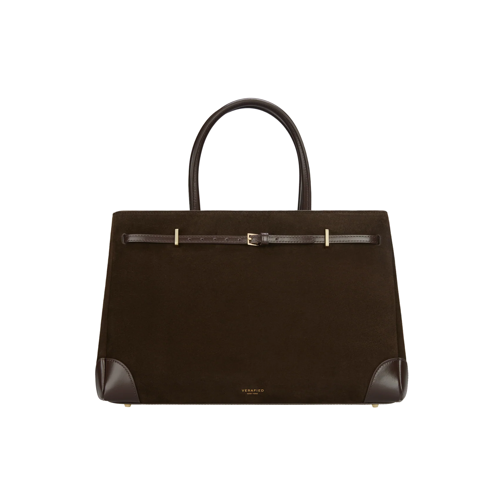 Espresso Suede Book Tote Bag 33 - Image 3