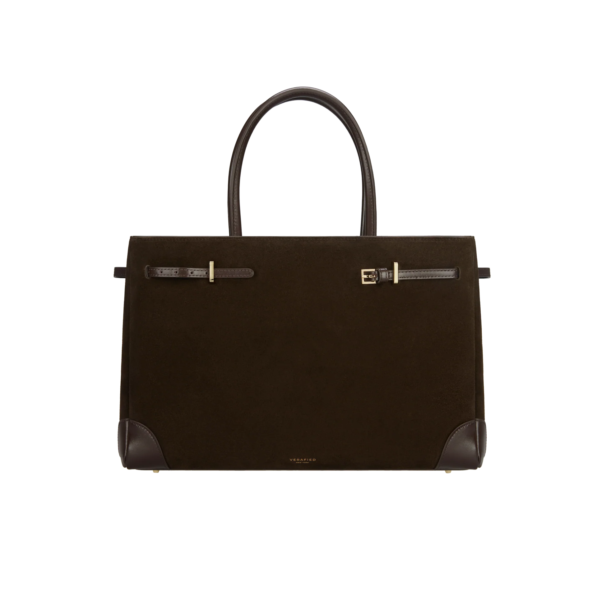 Espresso Suede Book Tote Bag 33 - Image 4