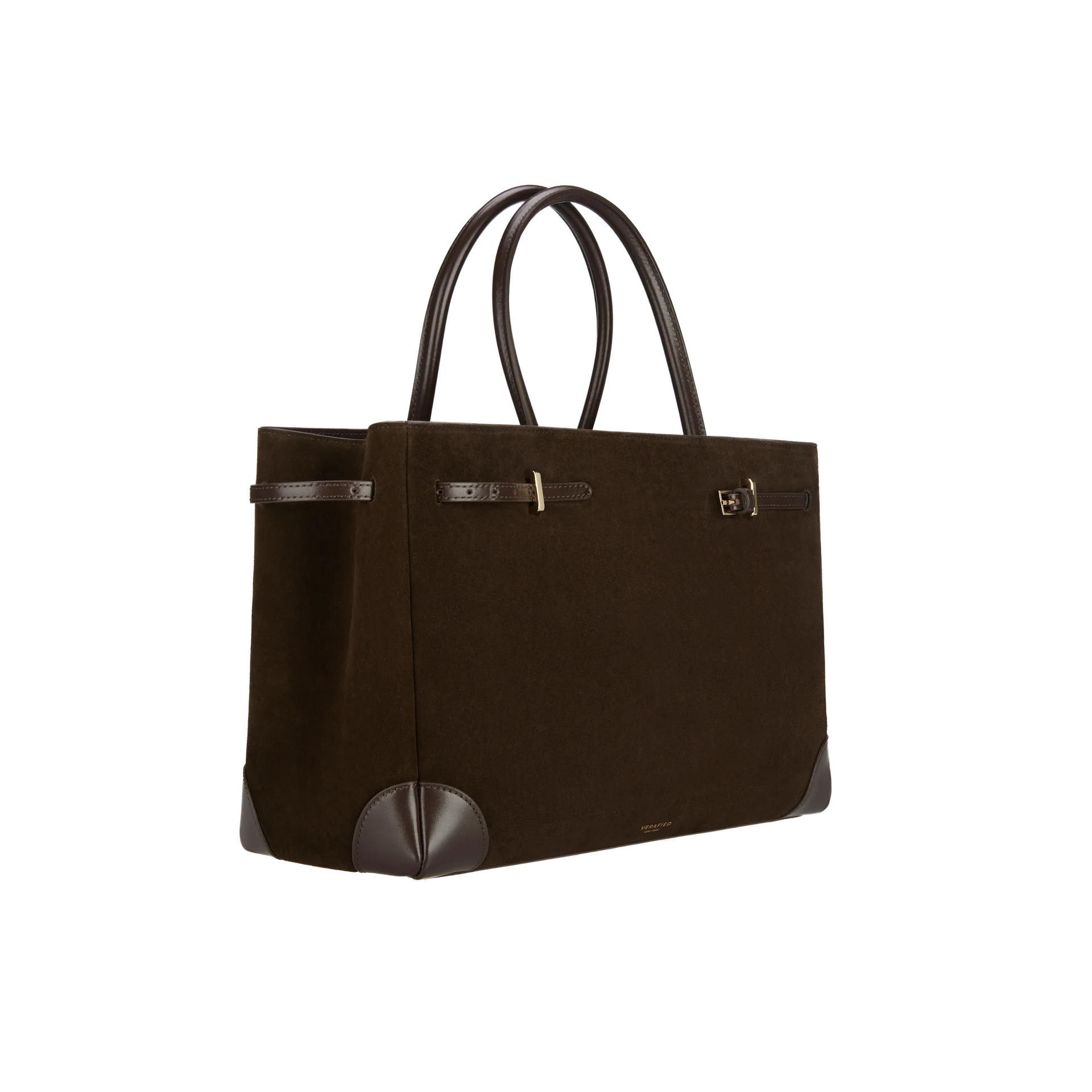 Espresso Suede Book Tote Bag 33 - Image 5