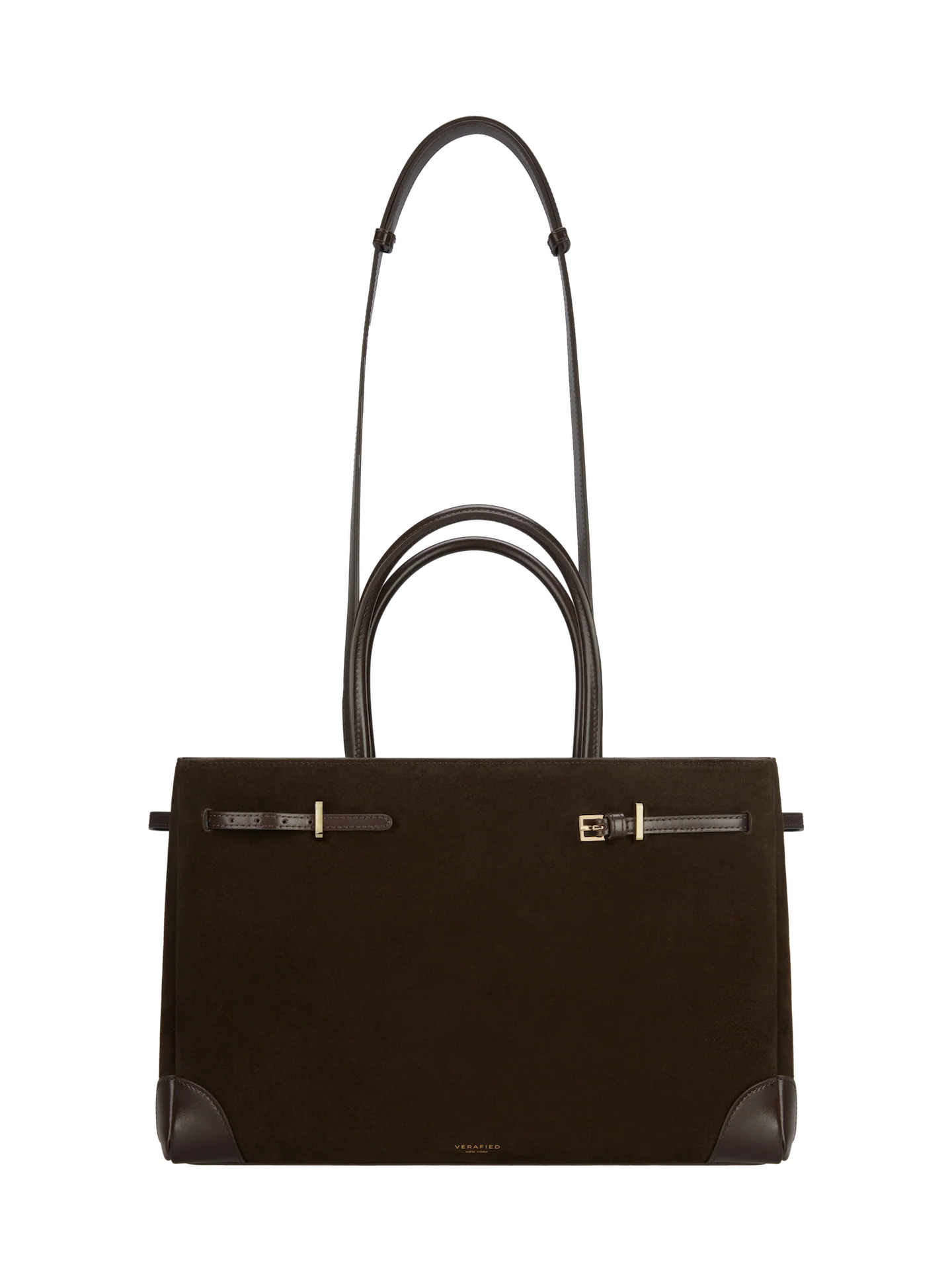 Espresso Suede Book Tote Bag 33 - Image 6