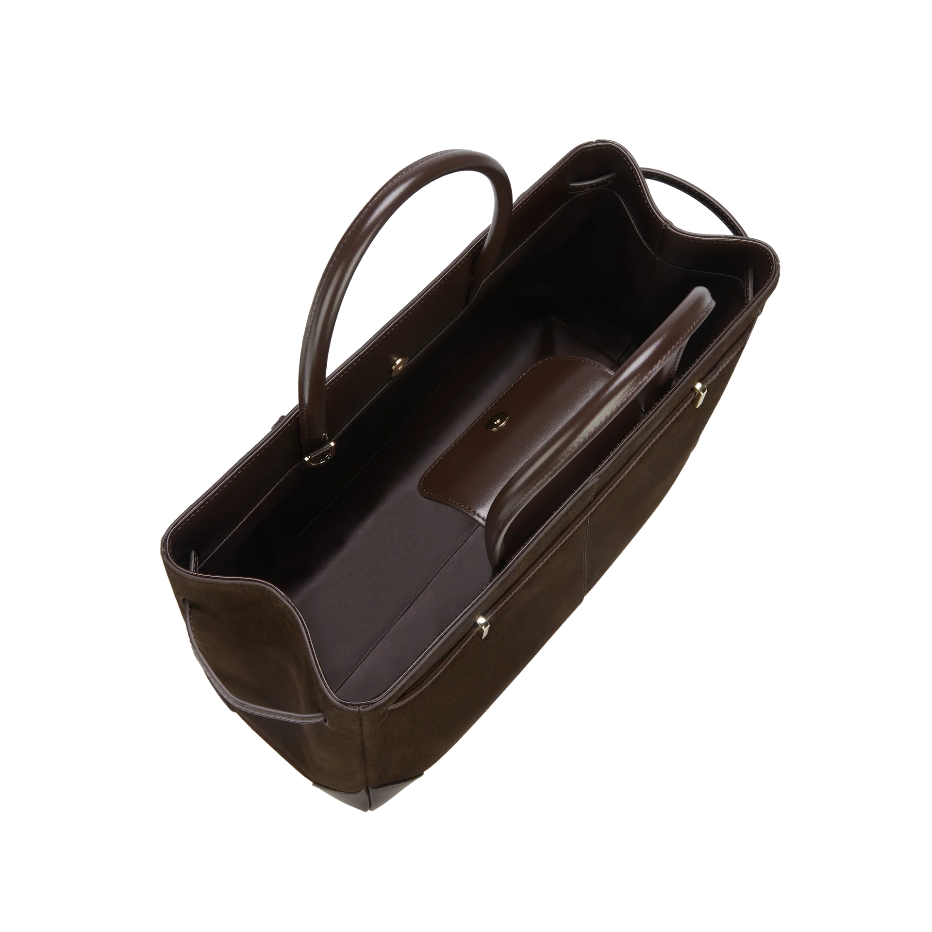 Espresso Suede Book Tote Bag 33 - Image 7