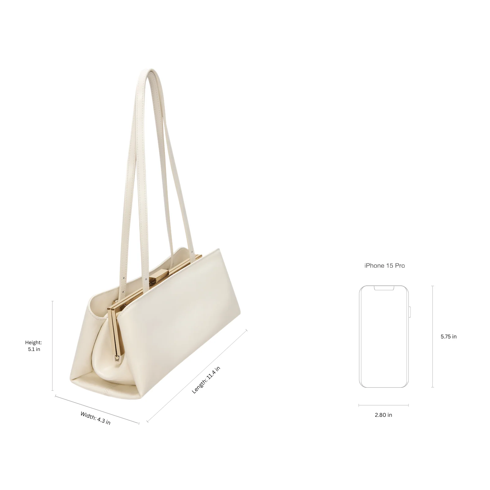Gold Ivory Éclair Bag - Image 10