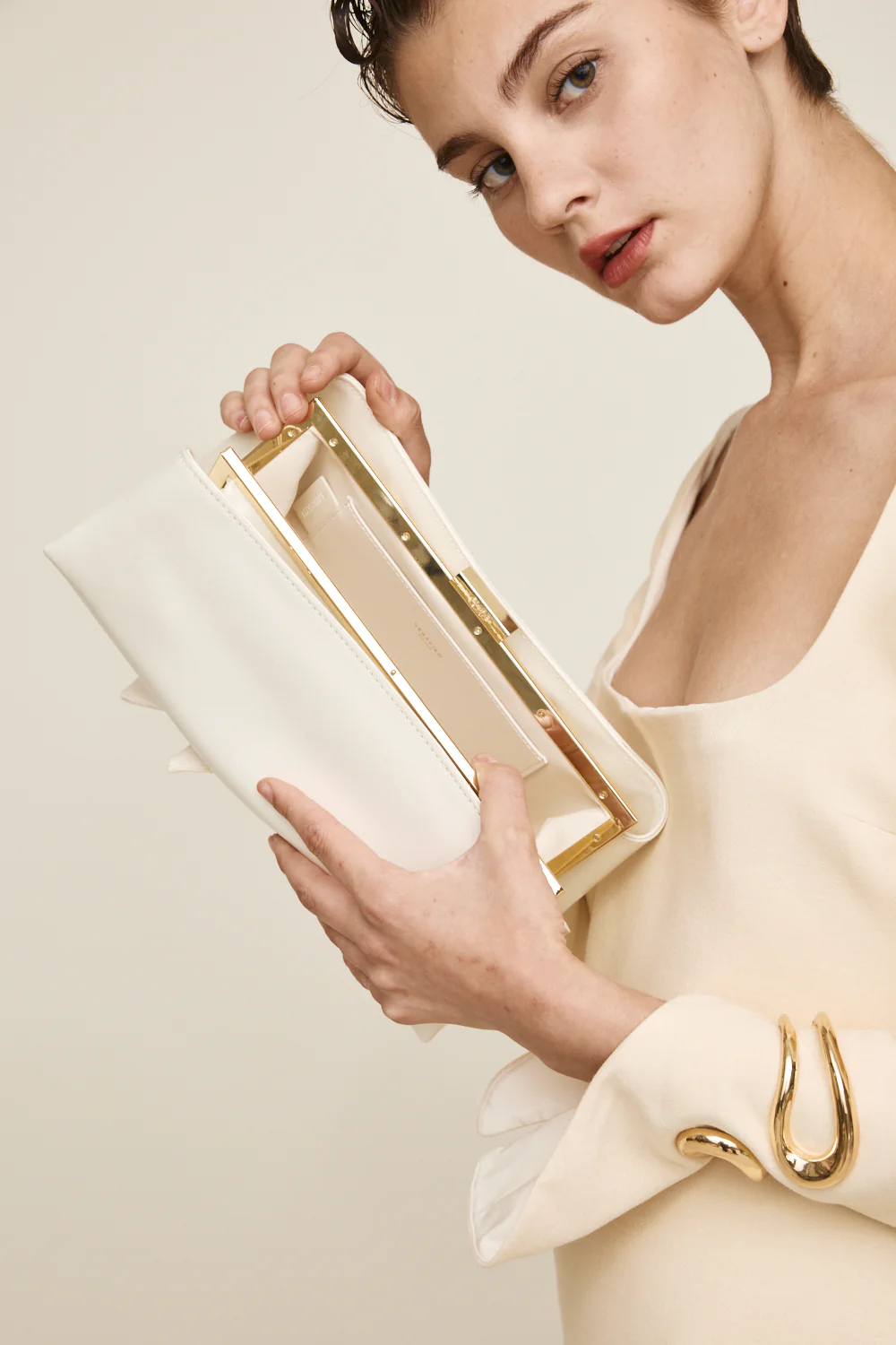 Gold Ivory Éclair Bag - Image 19