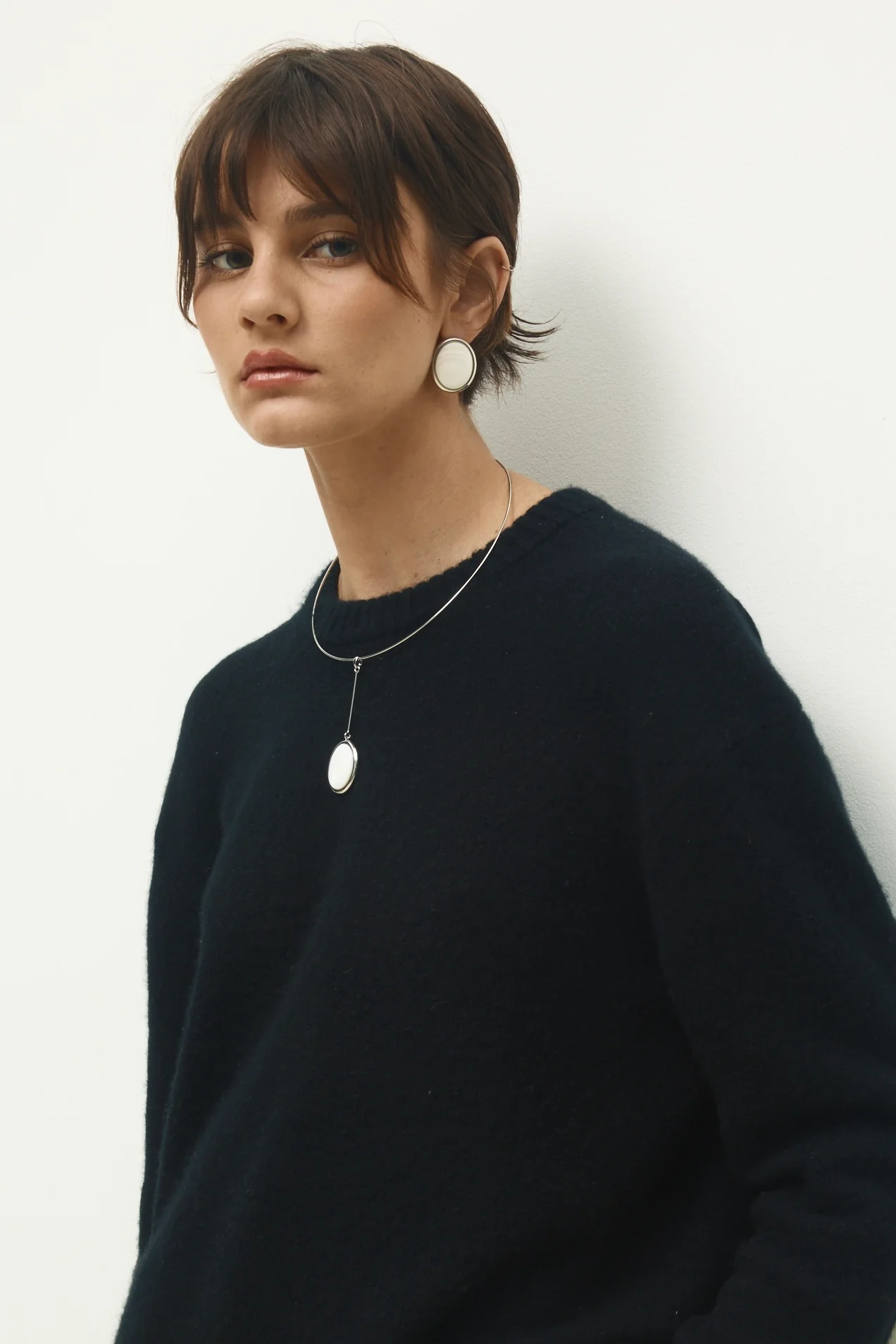 Ivory Orb Drop Choker - Image 6