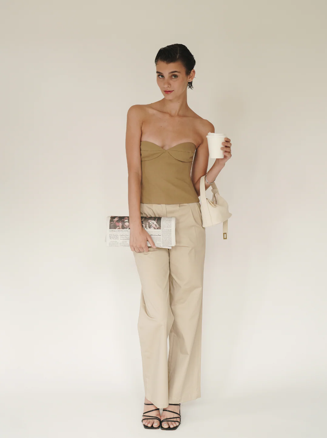 Ivory Twister Hobo Bag - Image 15