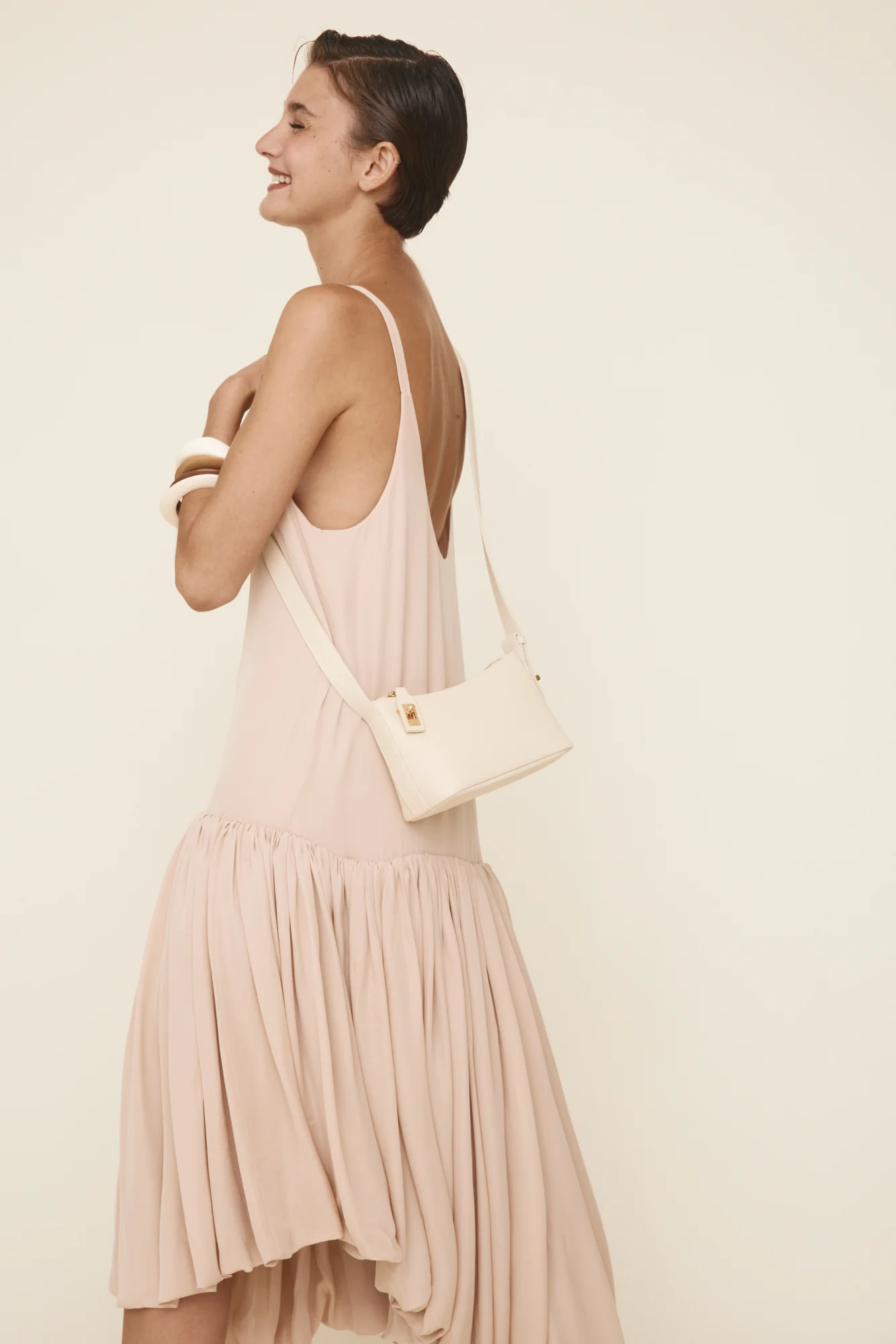 Ivory Twister Hobo Bag - Image 31