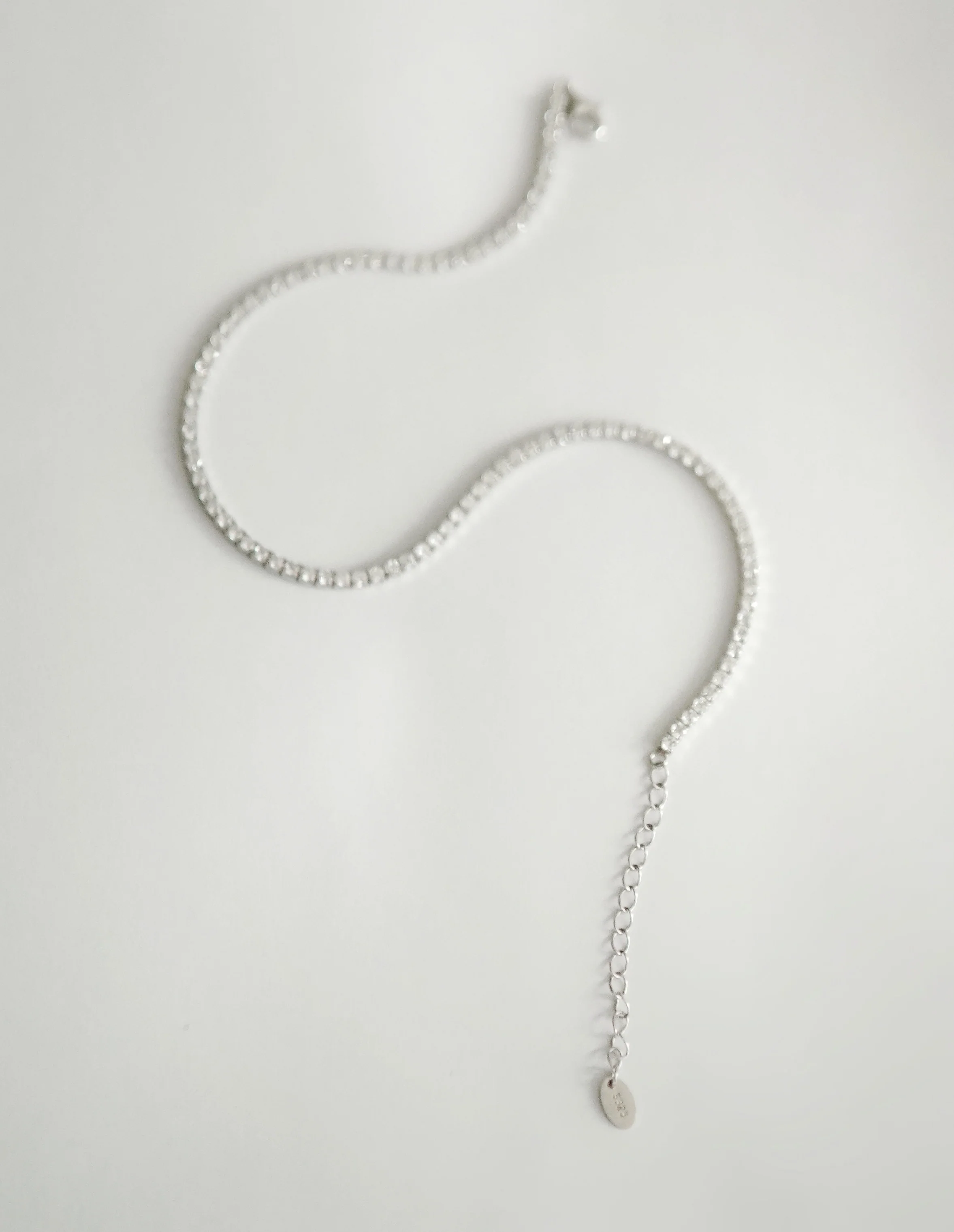 White Stone Anklet - Image 3