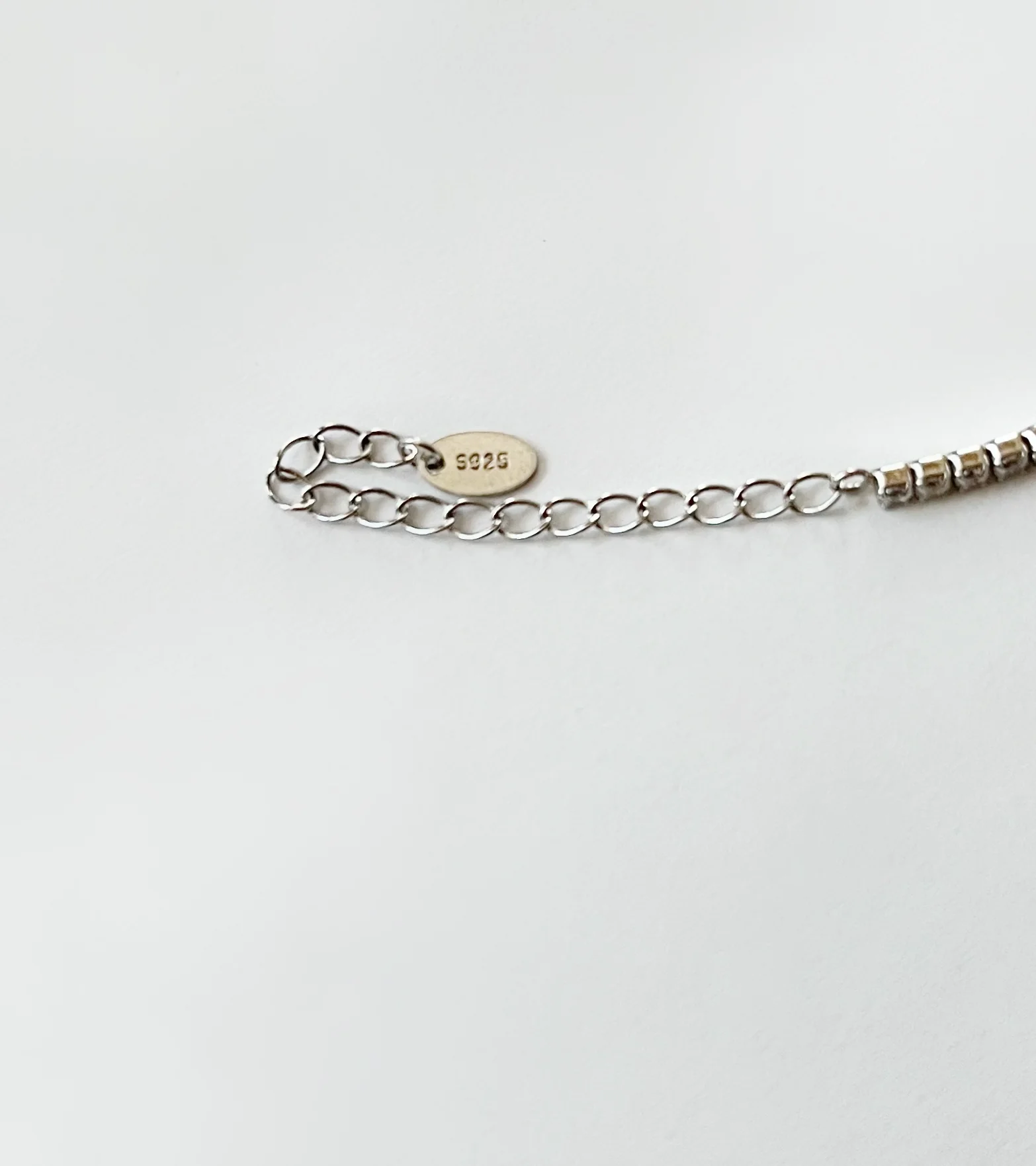 White Stone Anklet - Image 4