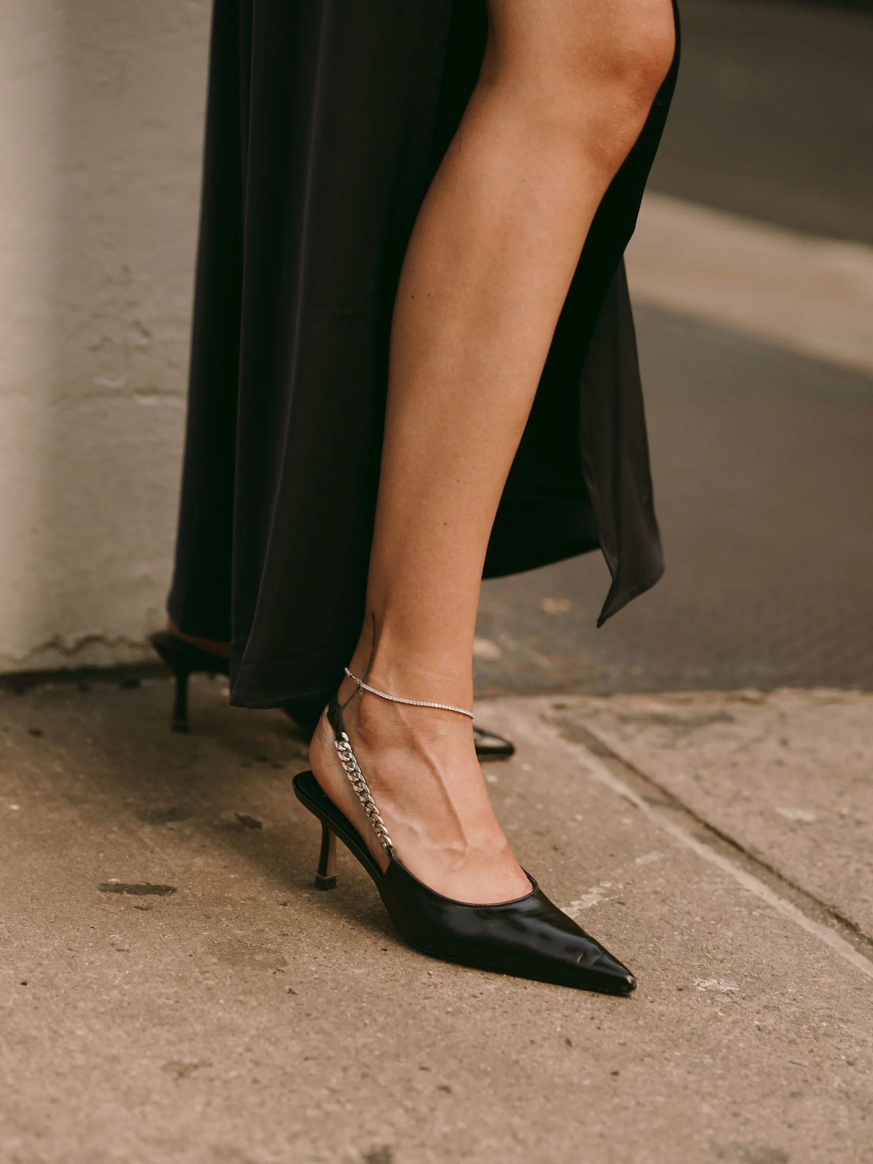 White Stone Anklet - Image 5