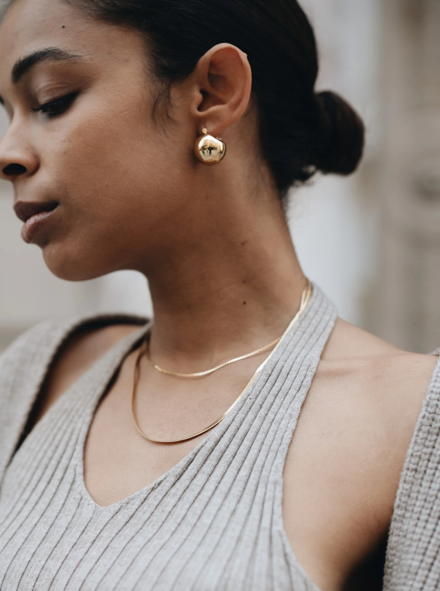 Golden Ball Hoops (Final Sale) - Image 4