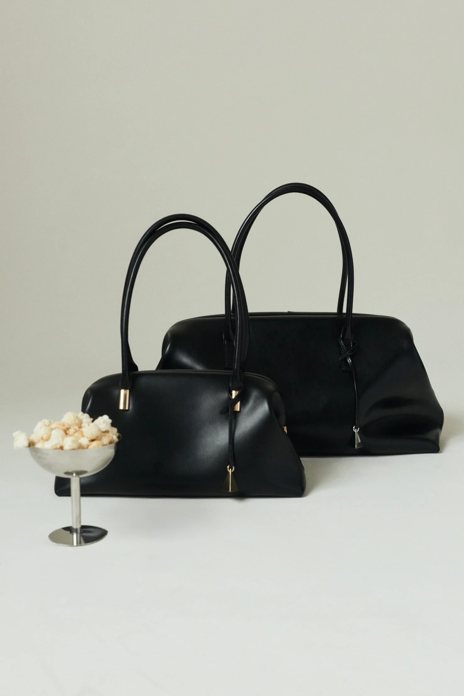 Medium Black Club Bag - Image 18
