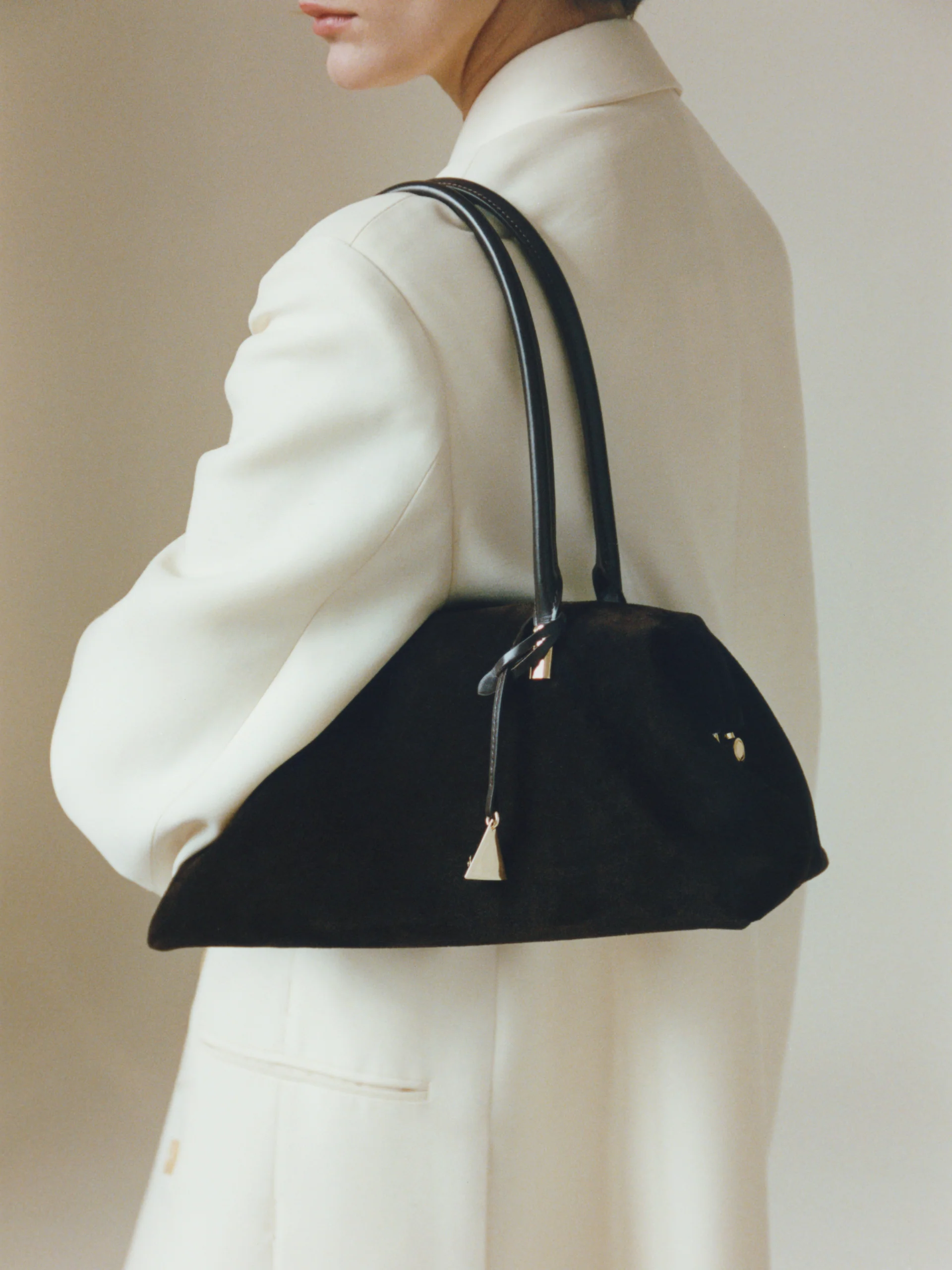 Medium Espresso Suede Club Bag (Pre-Order Only. Will Ship Mid March) - Image 11