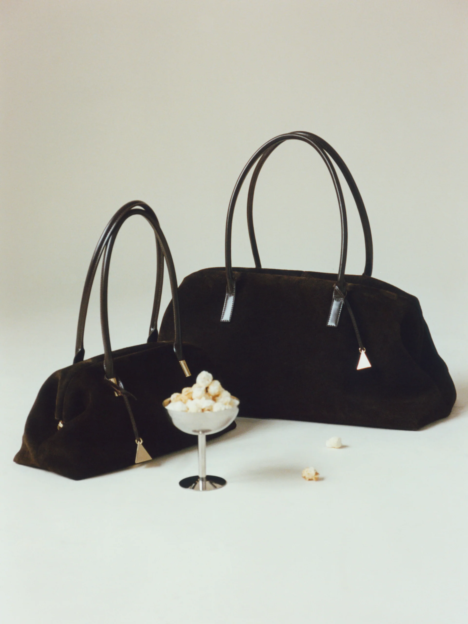 Medium Espresso Suede Club Bag (Pre-Order Only. Will Ship Mid March) - Image 16