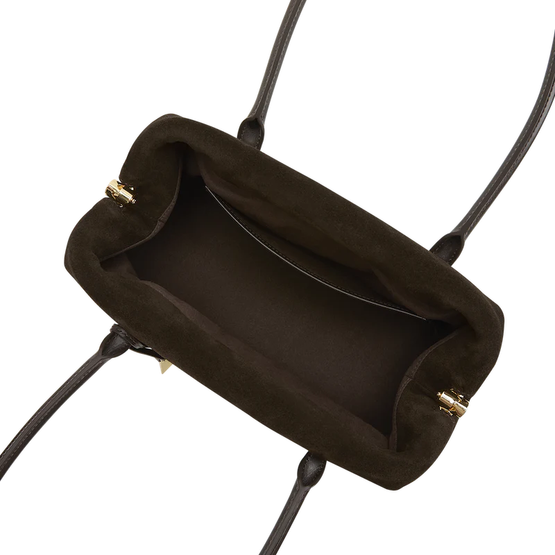 Medium Espresso Suede Club Bag (Pre-Order Only. Will Ship Mid March) - Image 9