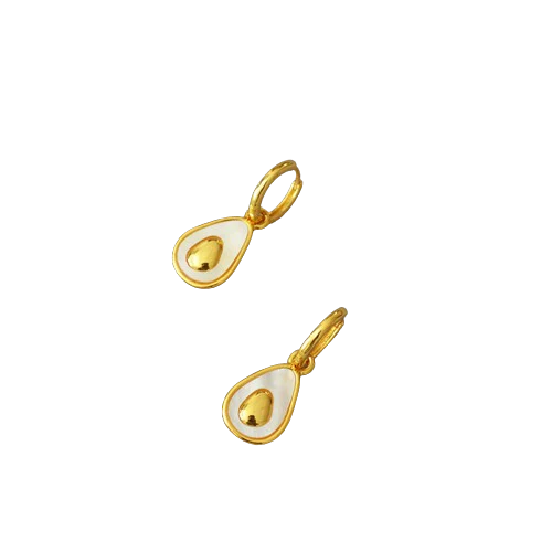 Avocado Dangle Earrings - Image 3