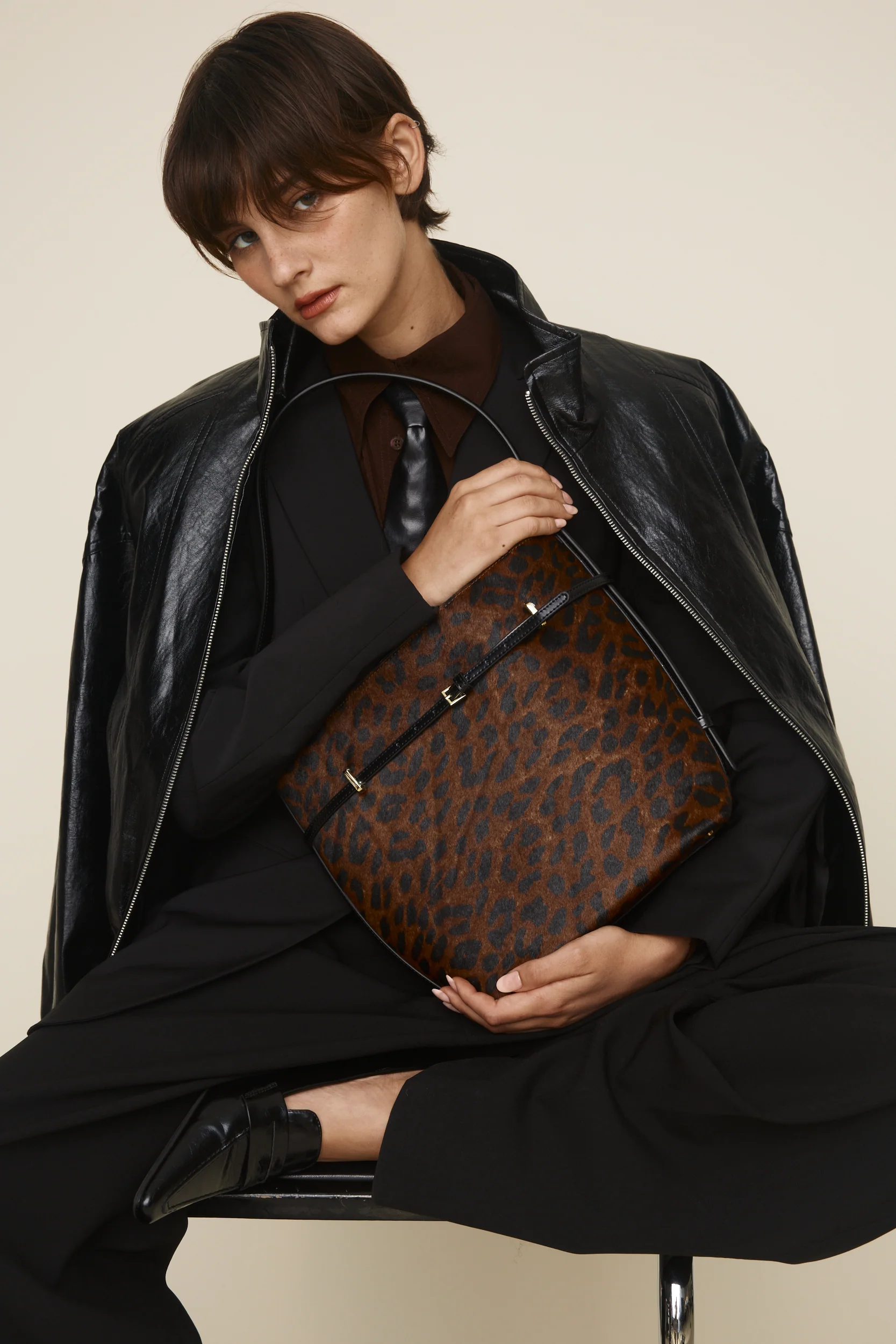 Small Leopard Belted Tote Bag(Low Stock) - Image 11