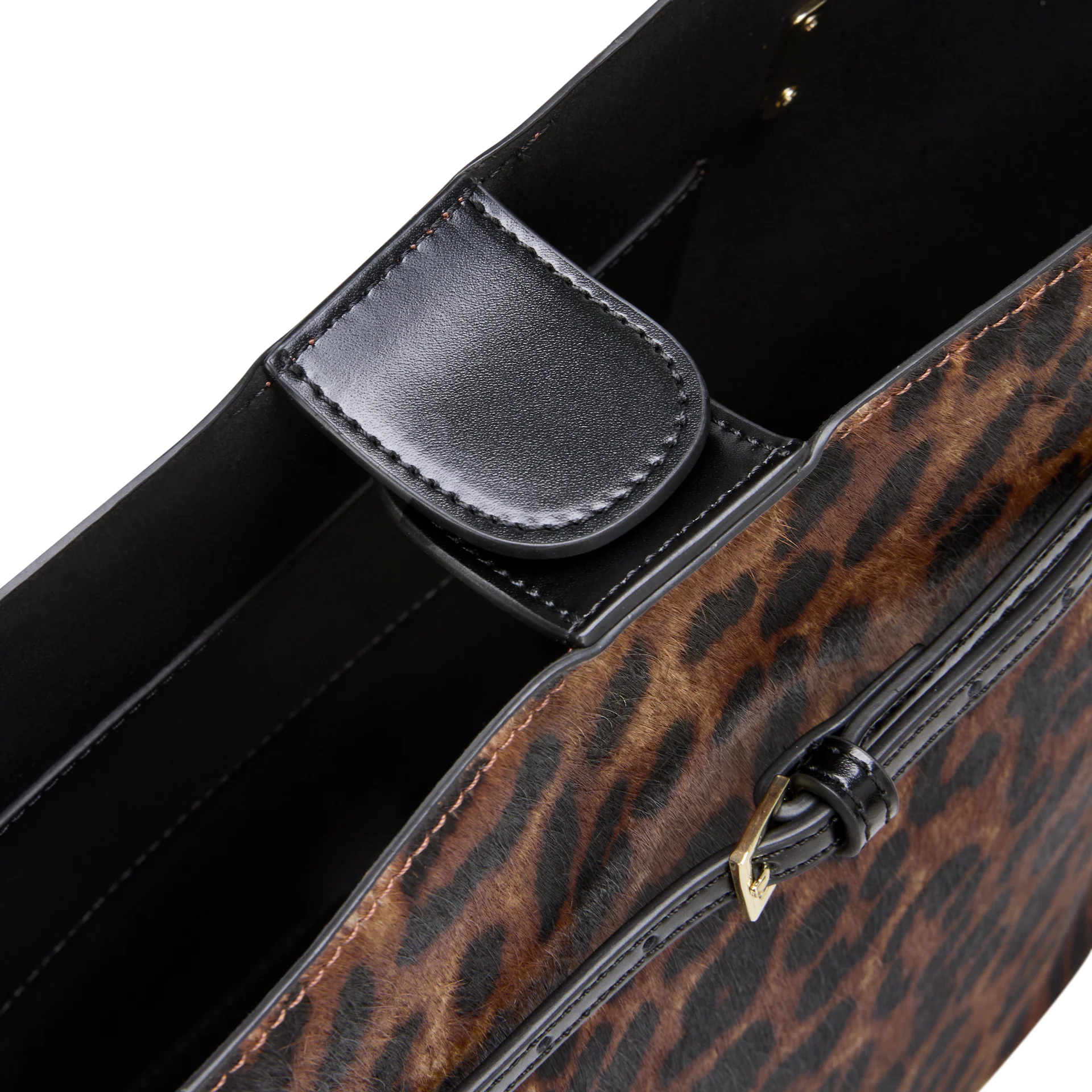 Small Leopard Belted Tote Bag(Low Stock) - Image 8