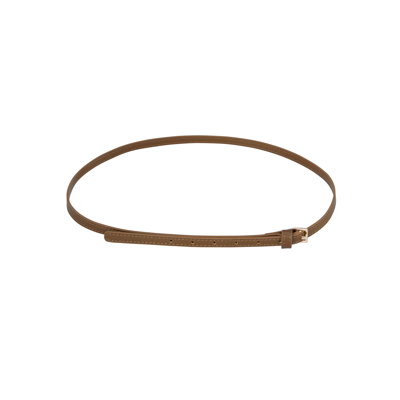 Toffee Suede Belted Tote Bag - Image 12