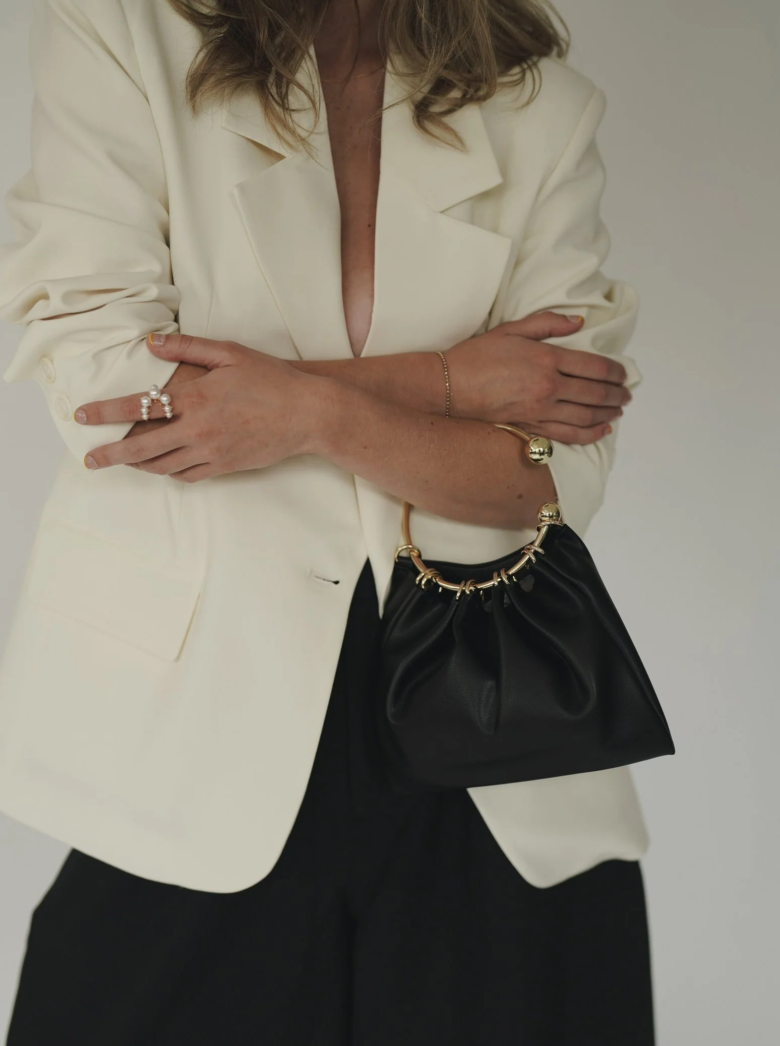 Bubbles Pearl Open Ring - Image 5